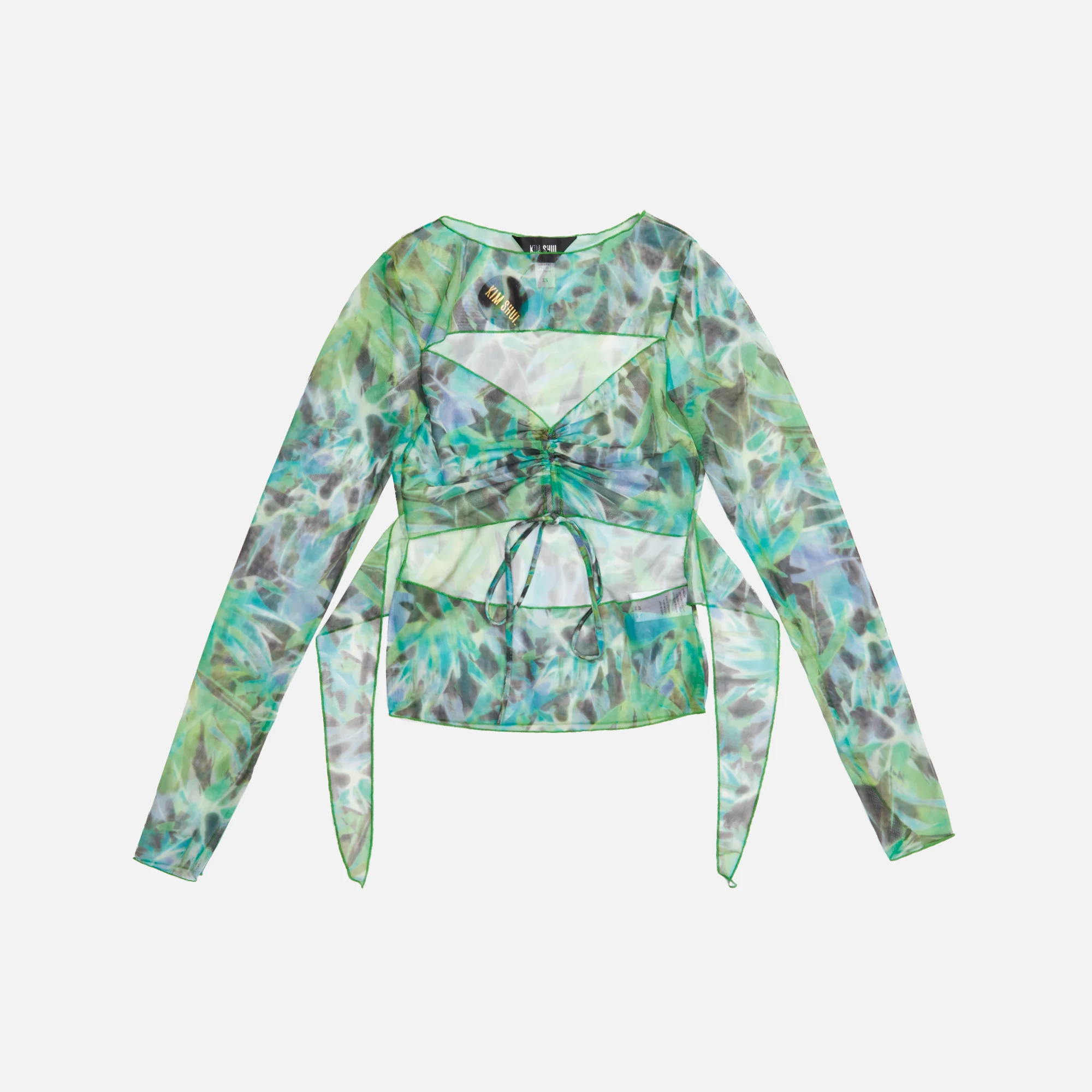 Mesh Tie Top