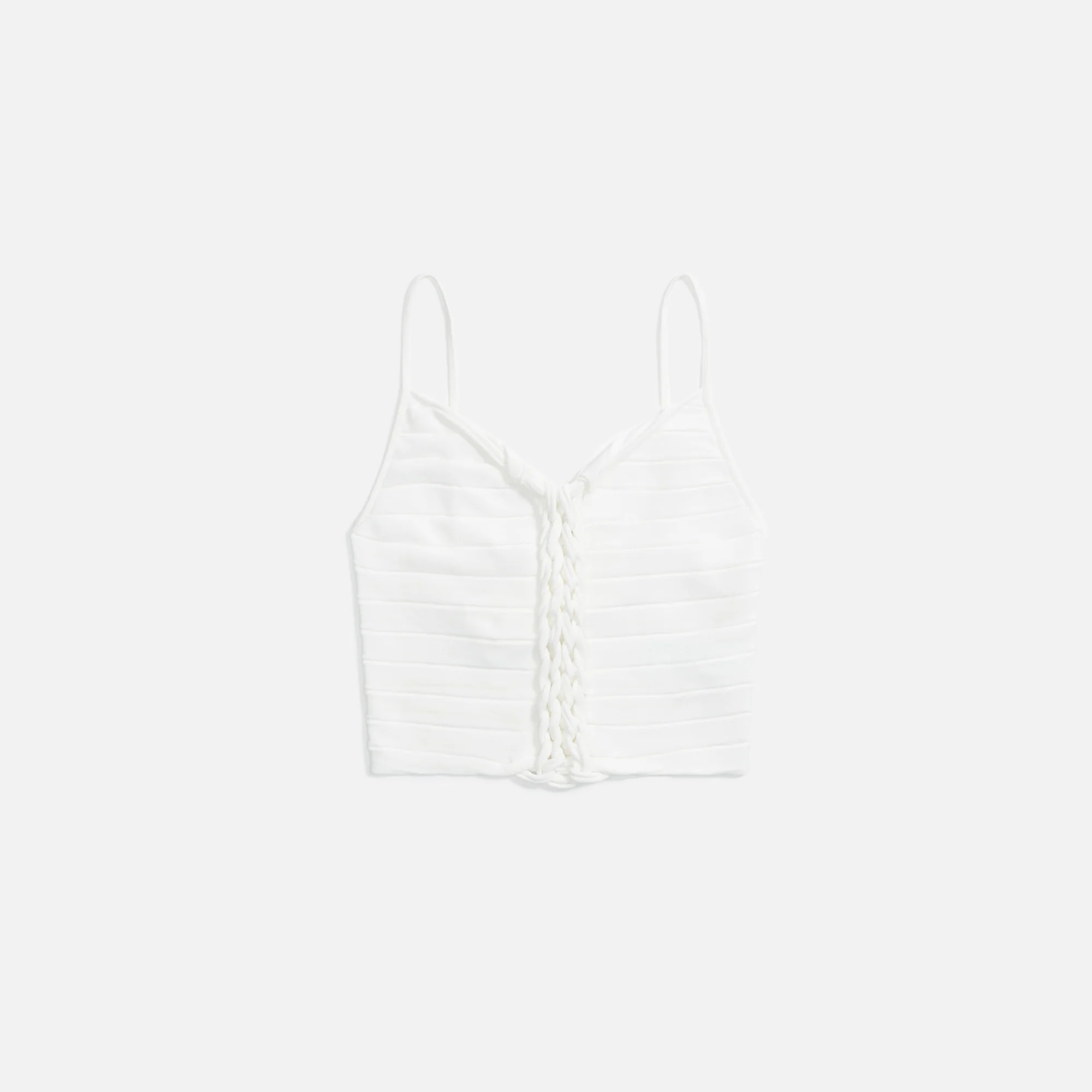Central Braid Crop Cami