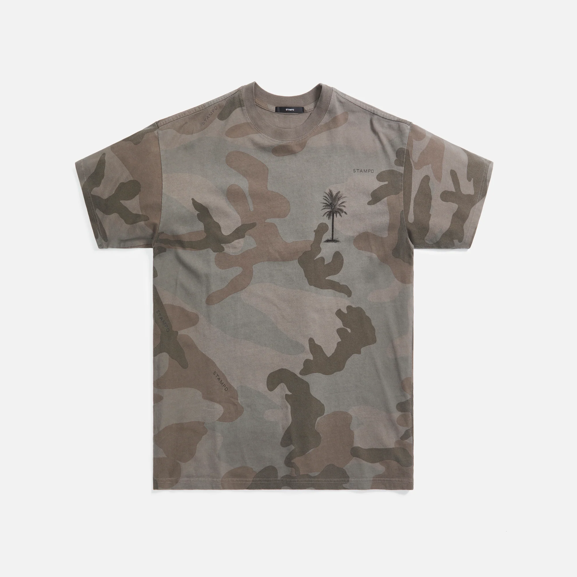Camo Palm Relaxed Tee