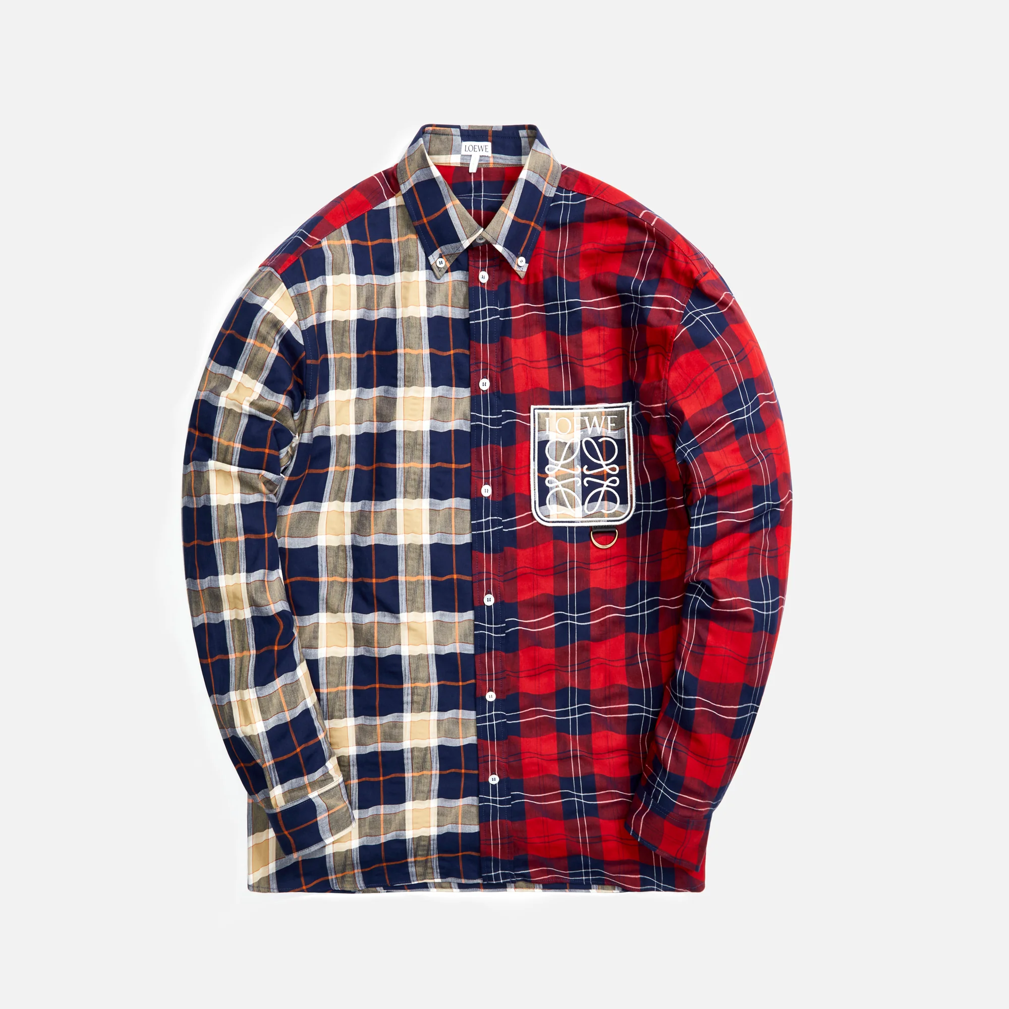 Patchwork Check Shirt