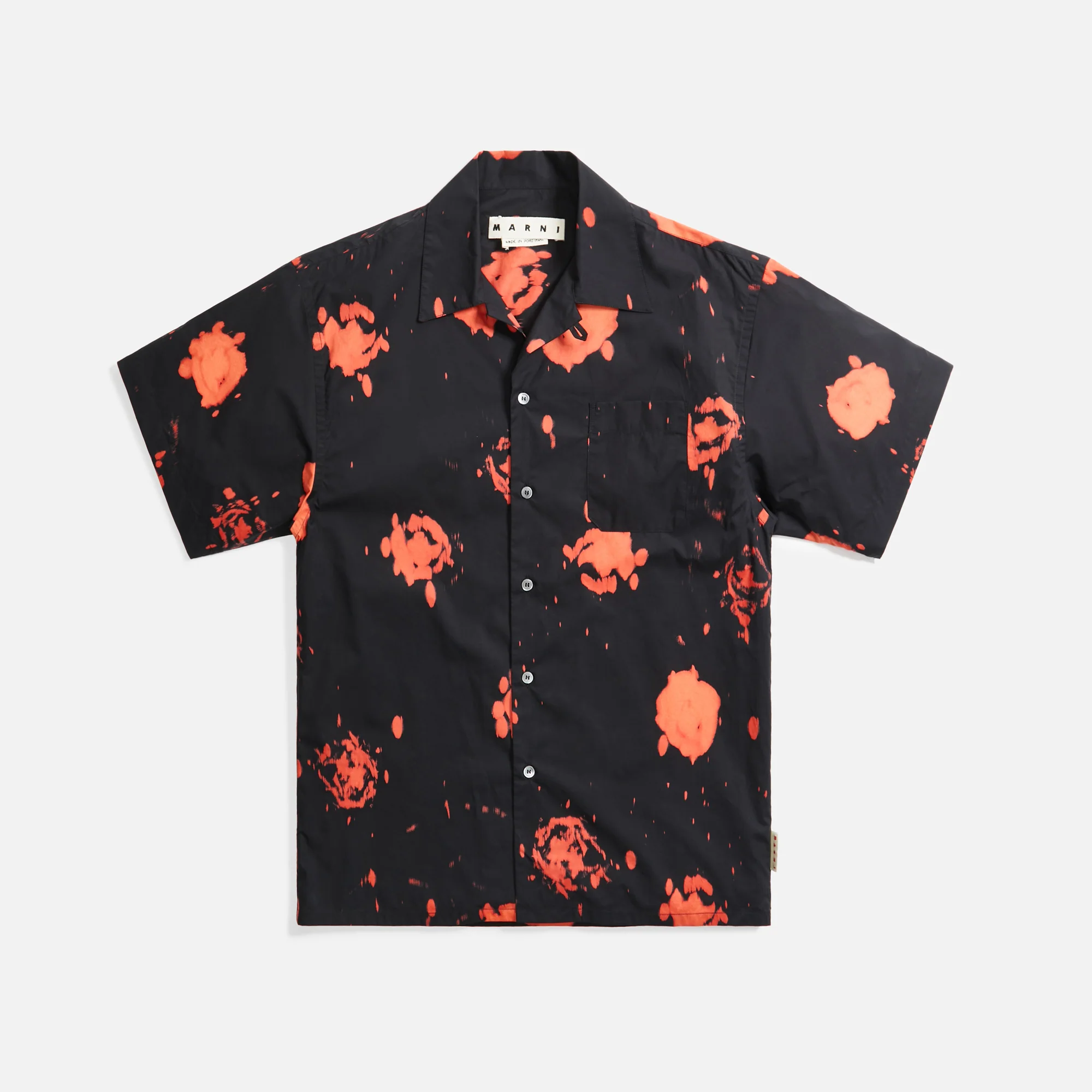 Faded Roses Poplin Shirt