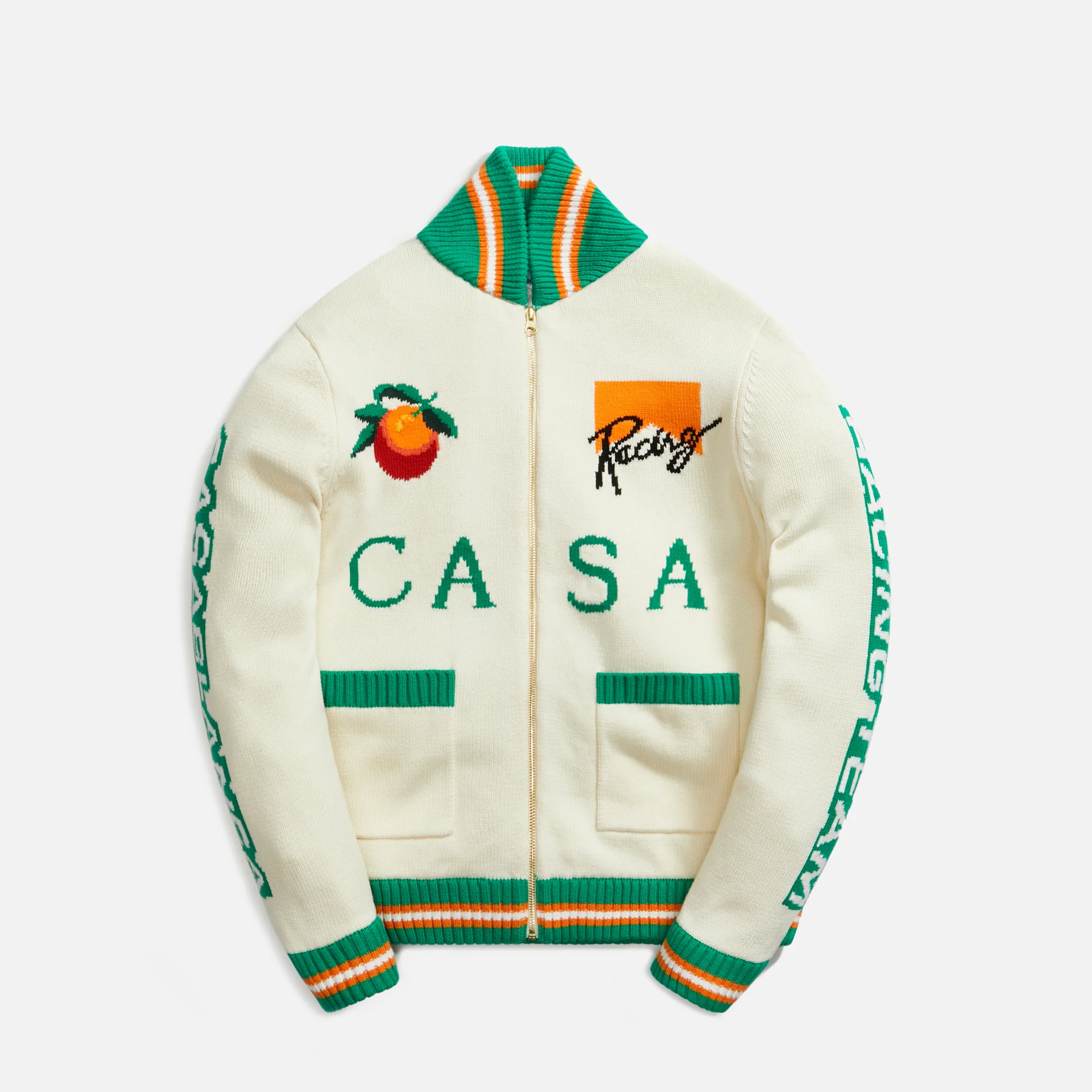 Casa Racing Intarsia Knit