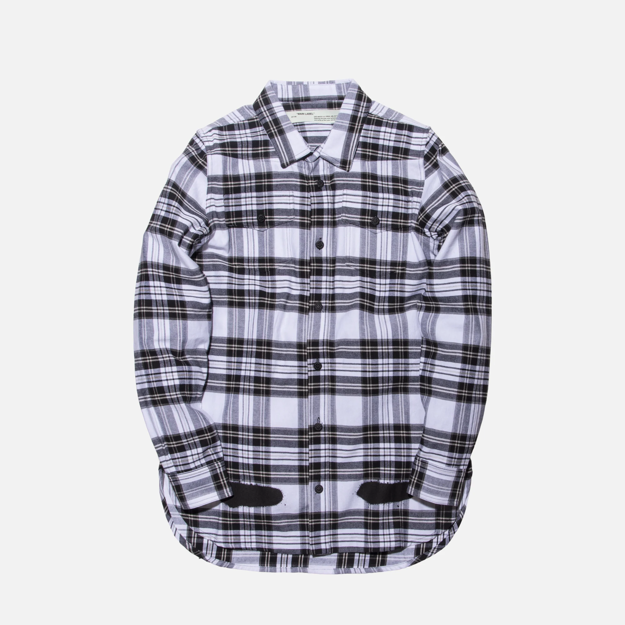 Diagonal Spray Button-Up