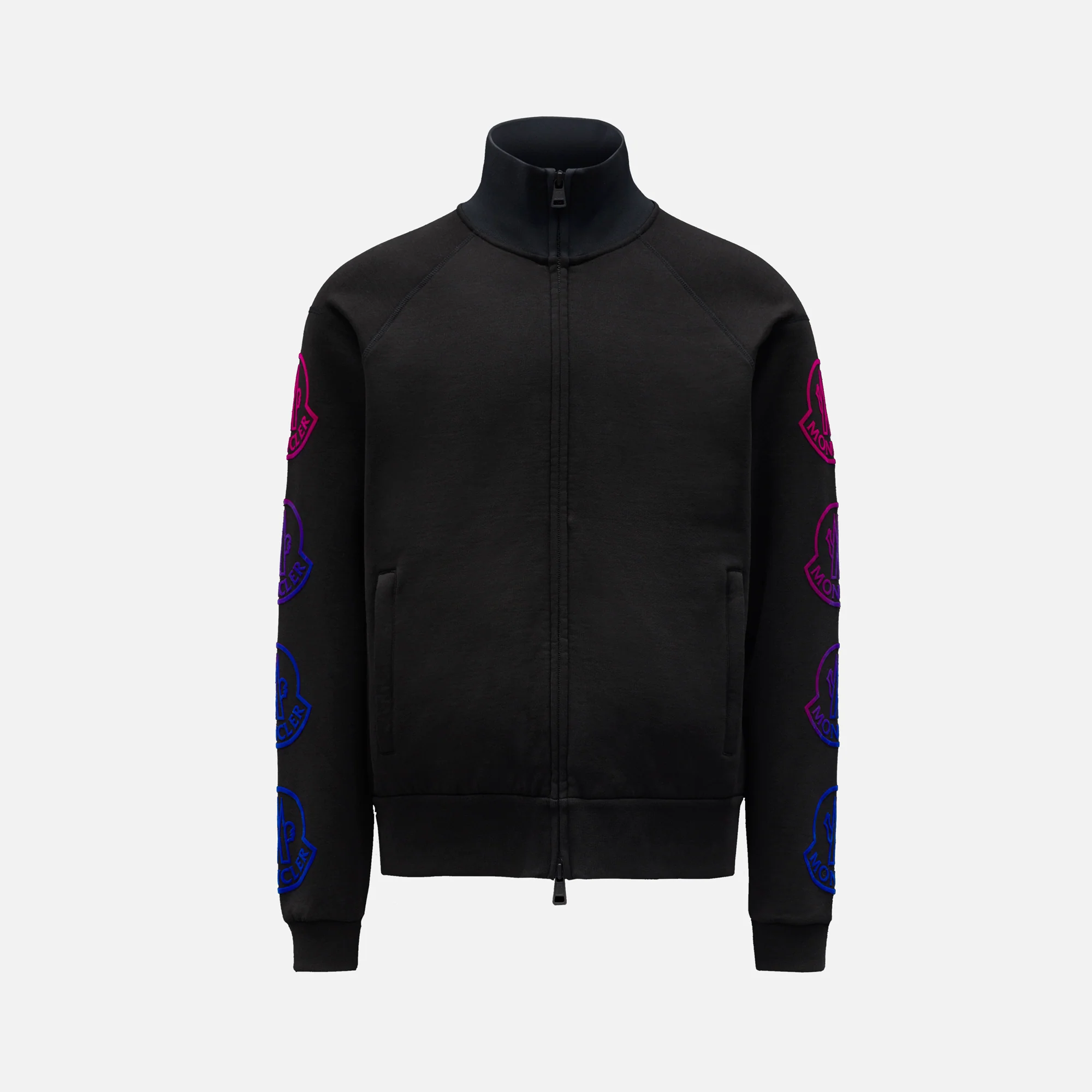 Brushed Cotton Fleece Zip Up Cardigan
