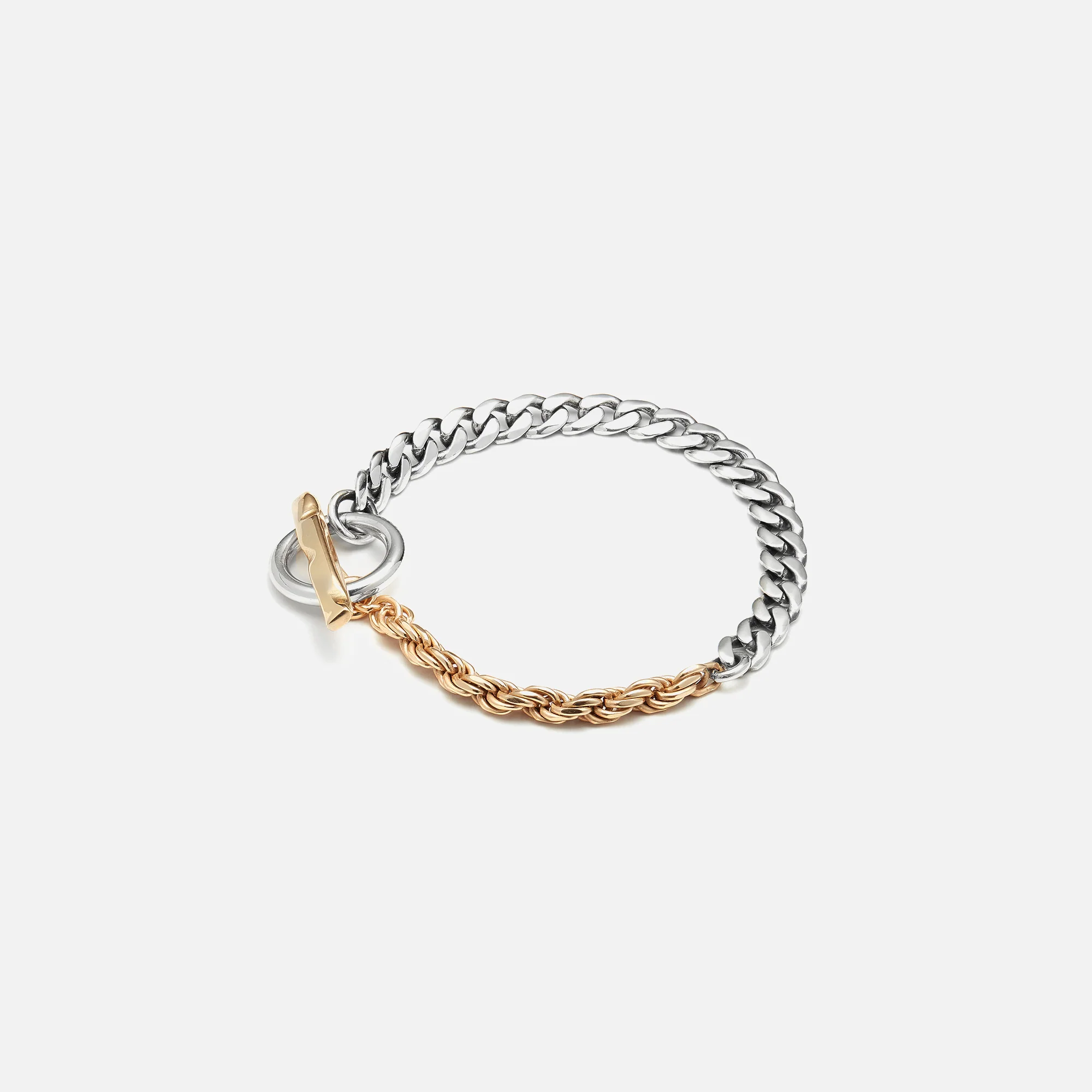 Edge Chain + Rope Chain Bracelet
