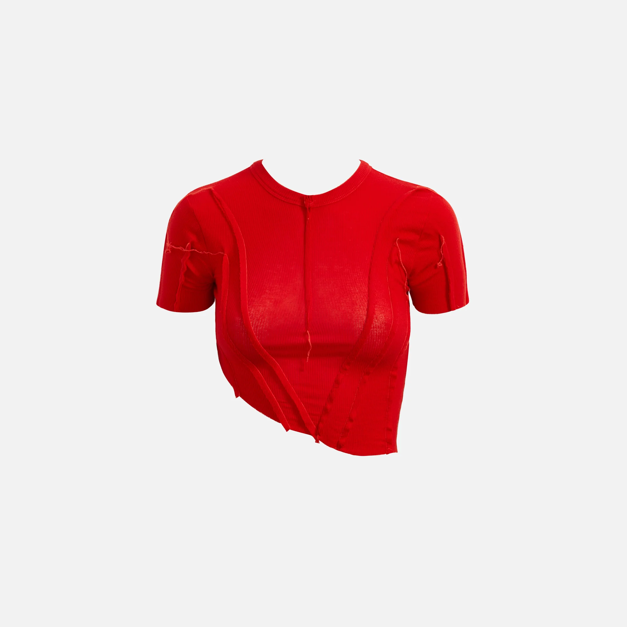Sami Miro Asymmetric Short Sleeve Top