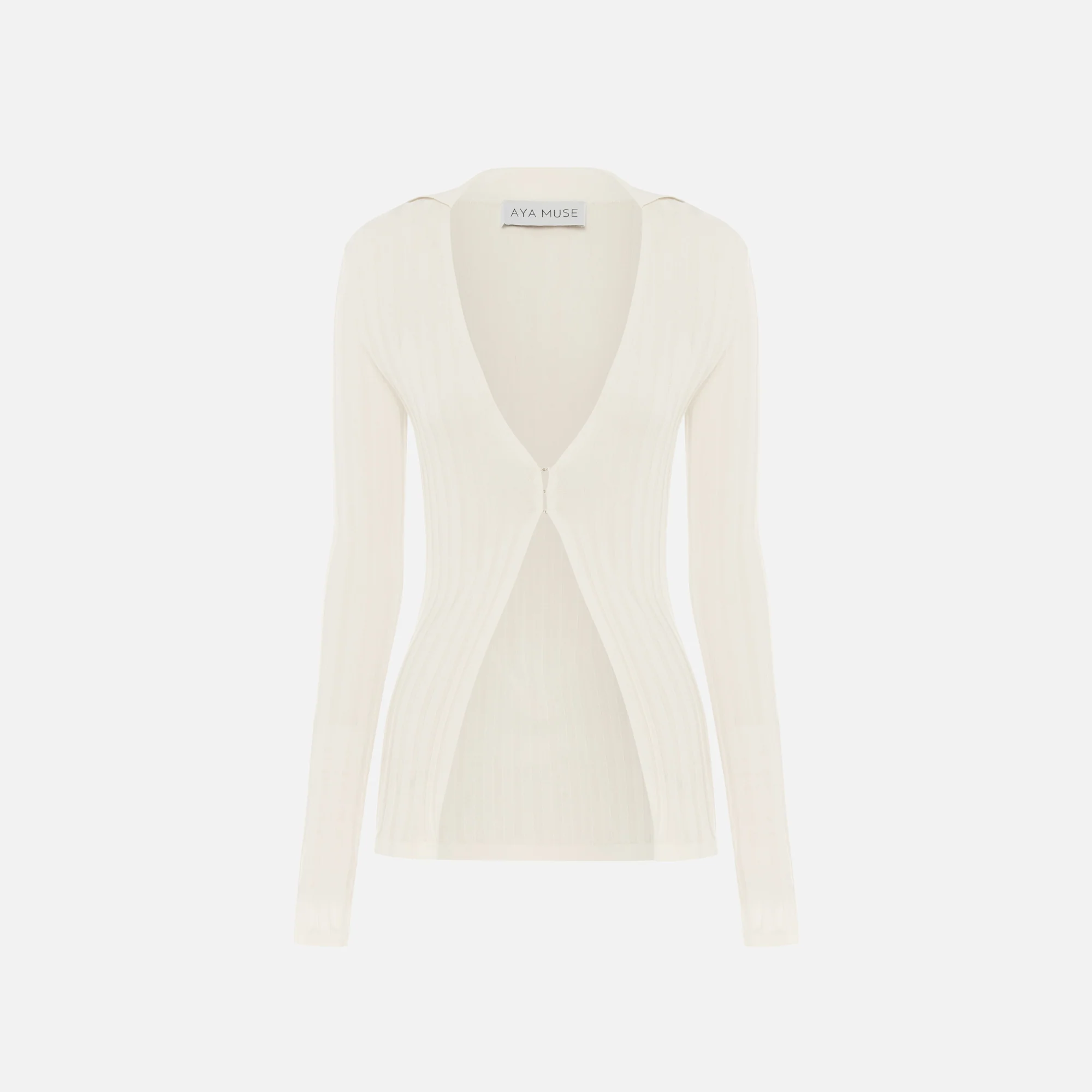 Olbia Collared Knit Top