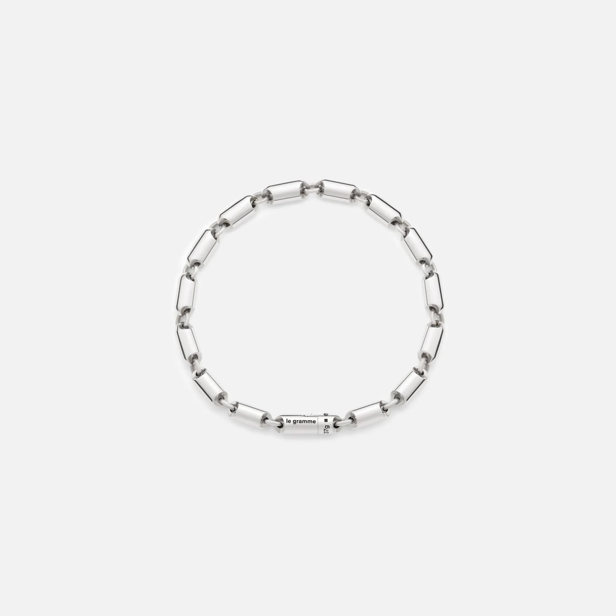 25g Polished Sterling Silver Segment Bracelet
