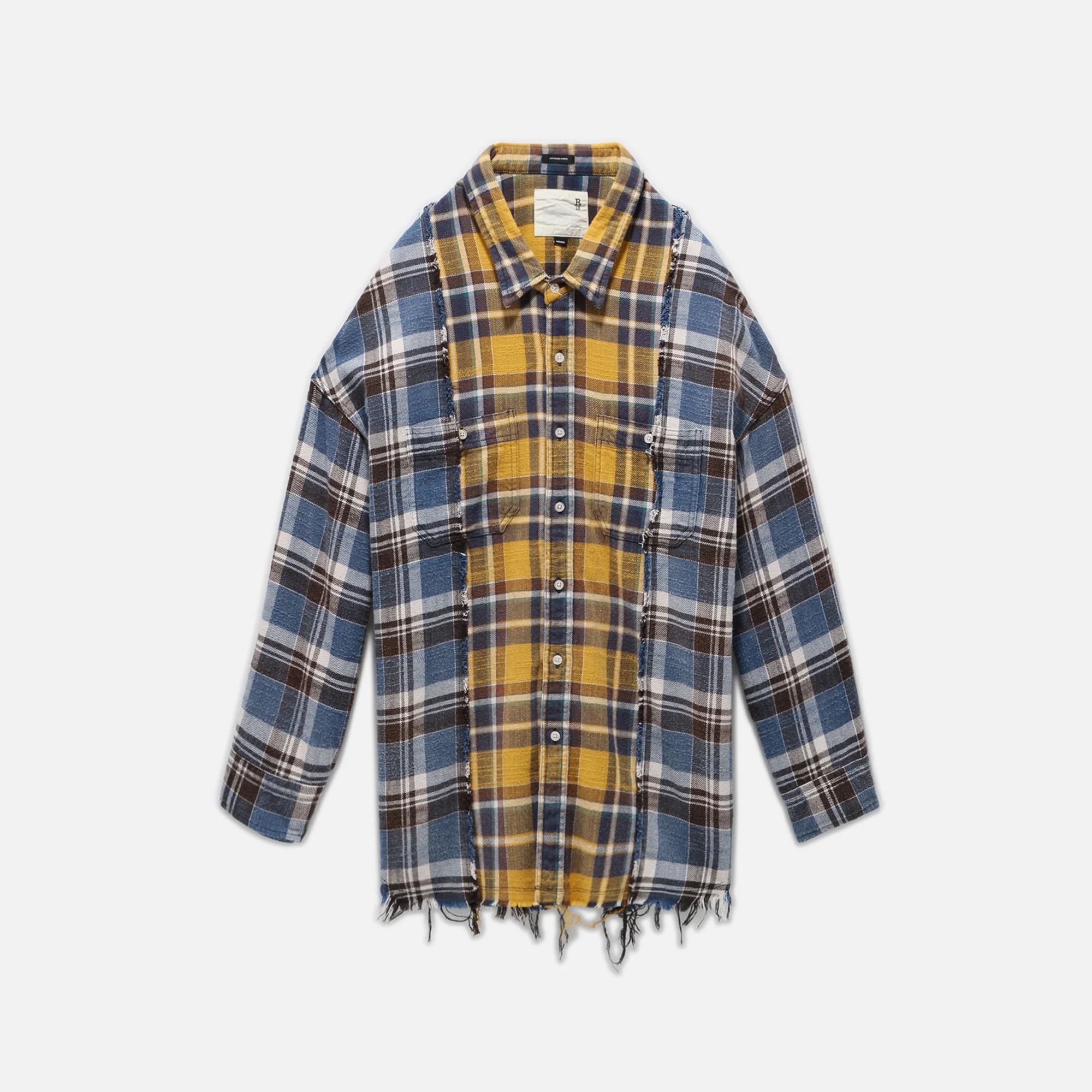 Drop Neck Combo Work Shirt
