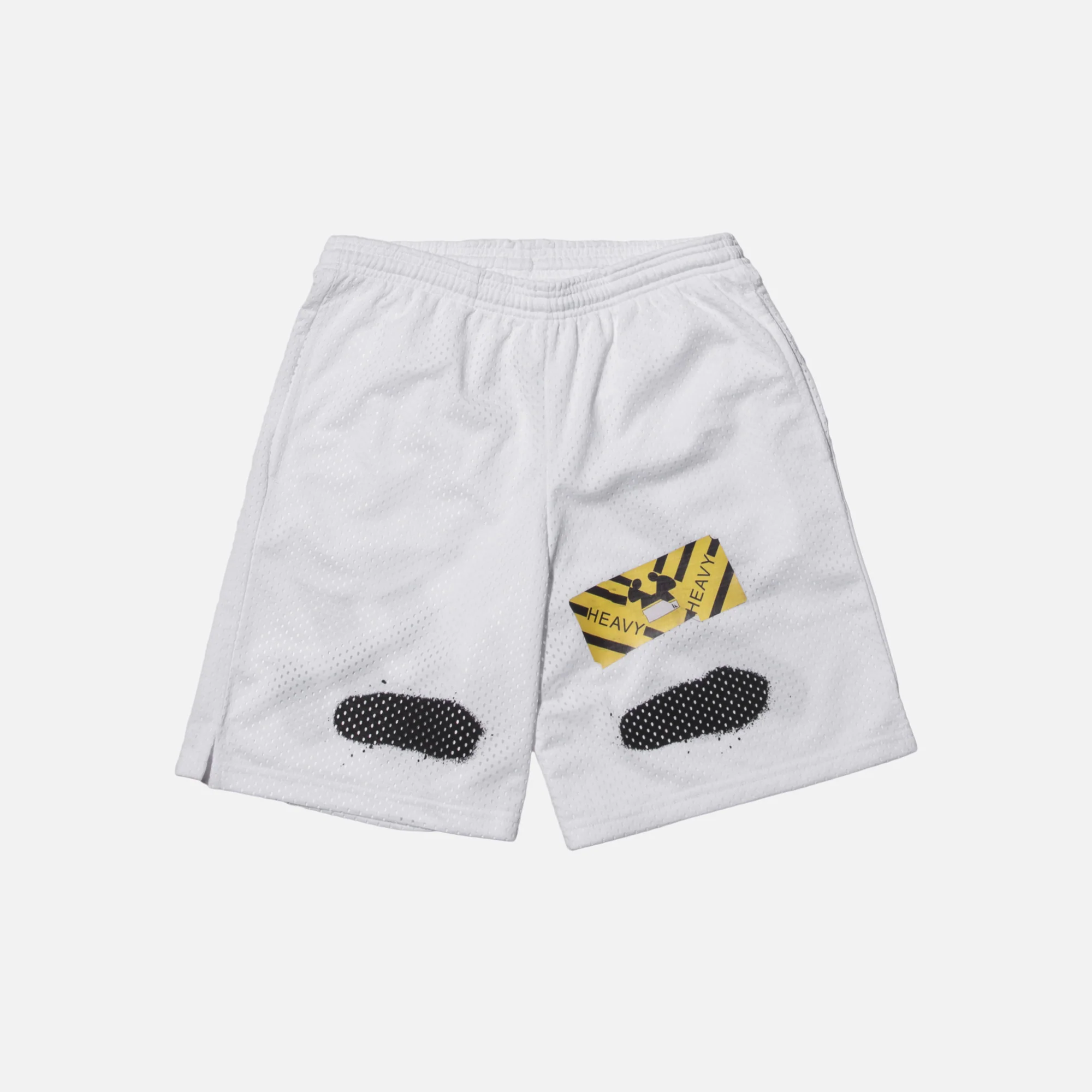 Diagonal Spray Mesh Shorts