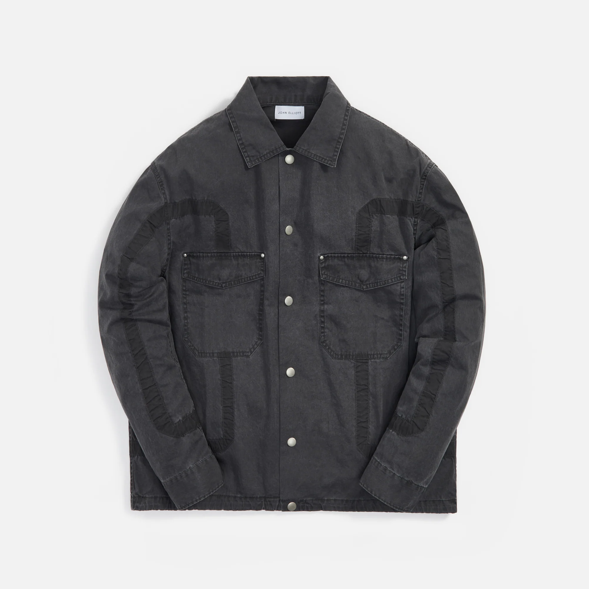 Cotton Poplin Frame II Snap Overshirt