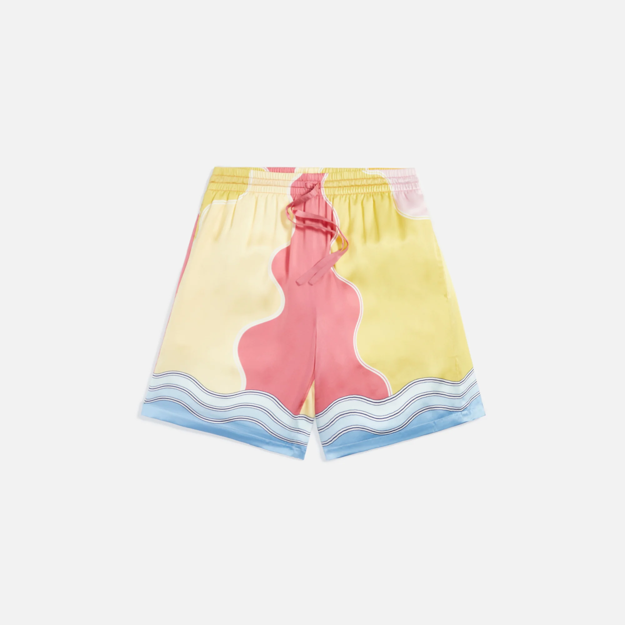 Silk Drawstring Shorts Soleil Levant