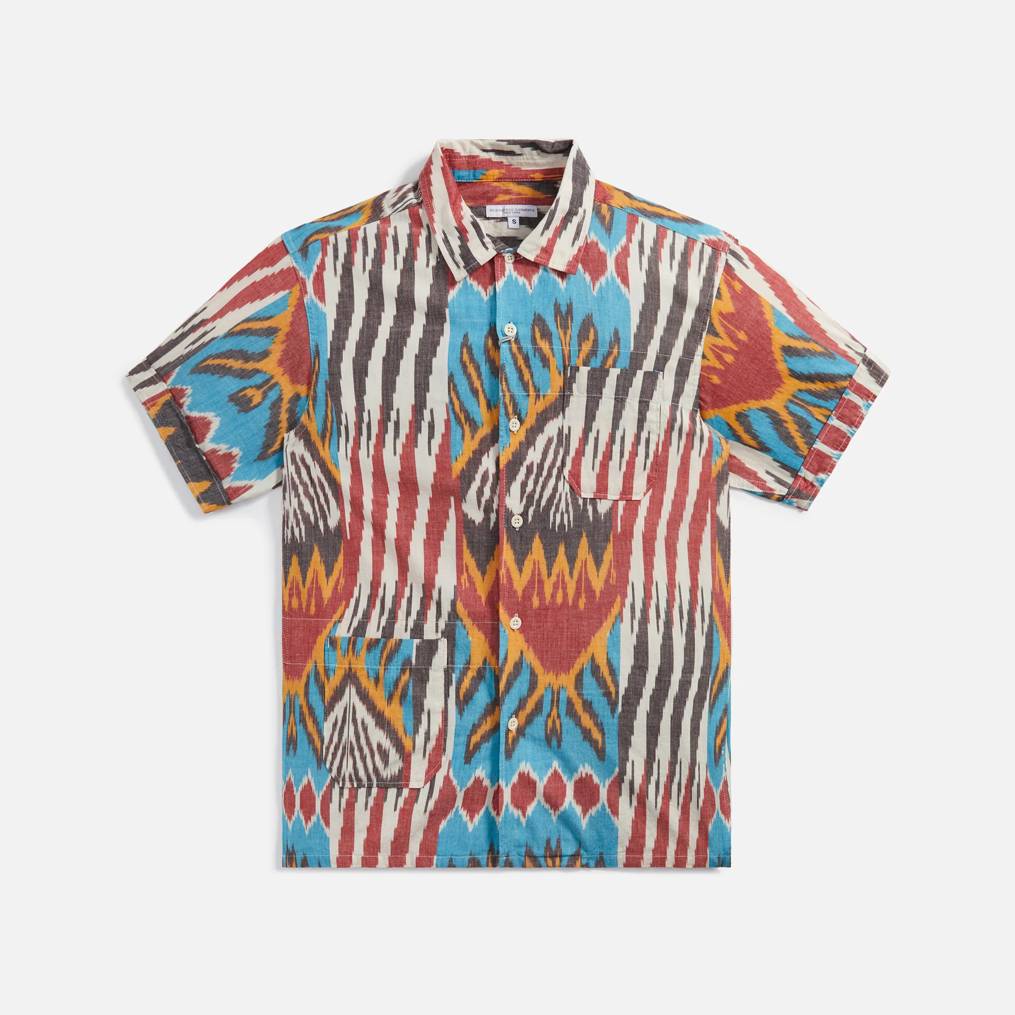 Camp Shirt Cotton Ikat