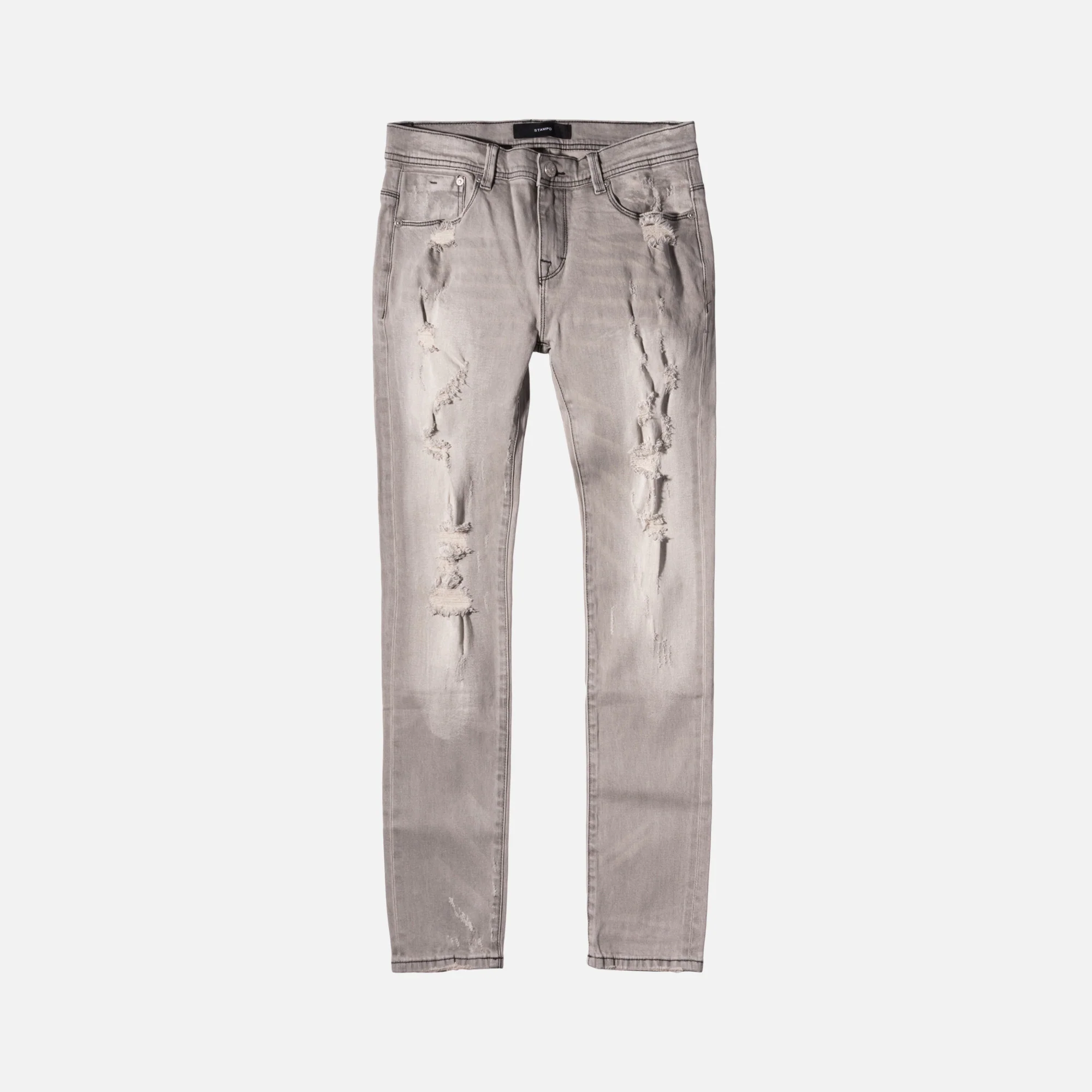 Distressed Skinny Fit Denim