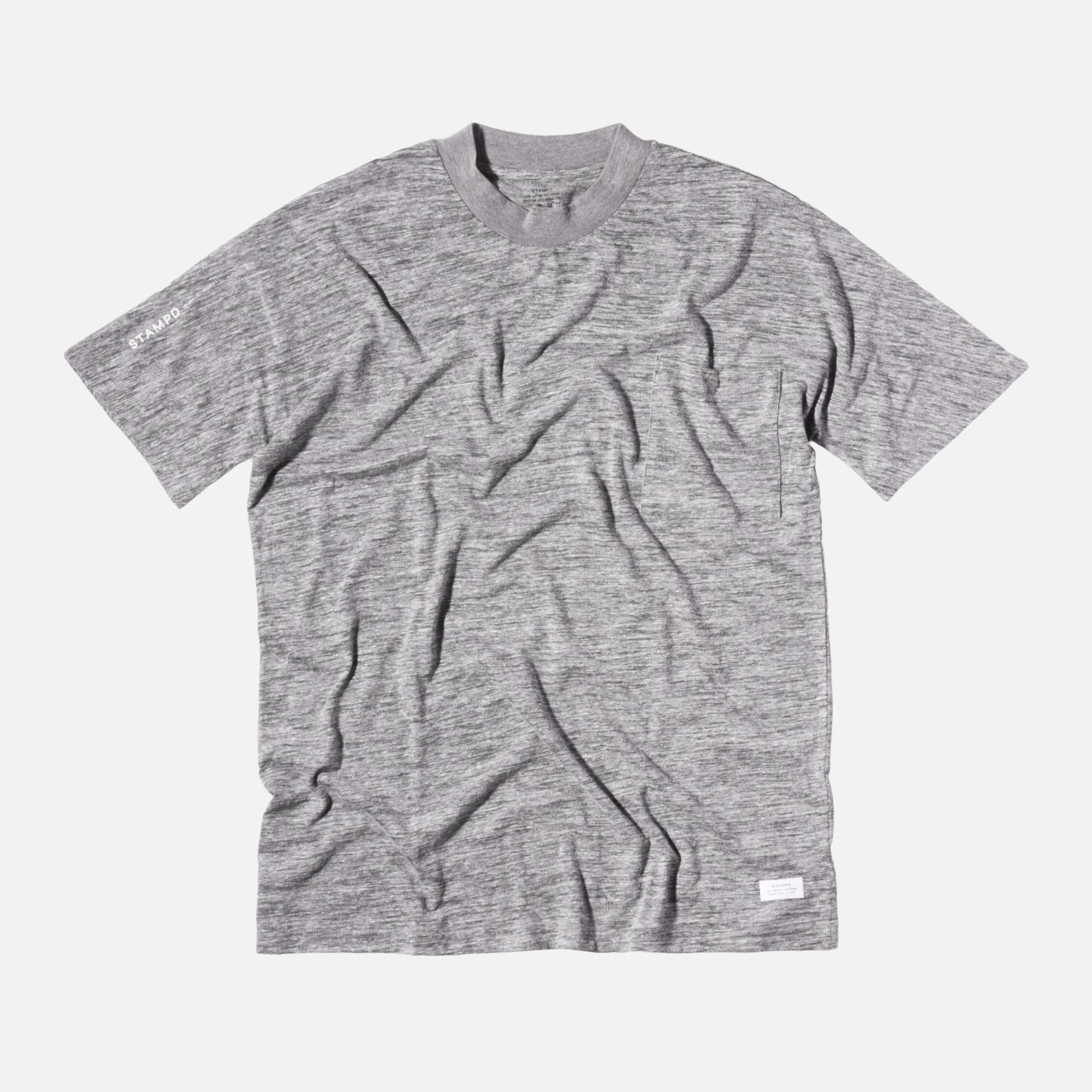 Mock Neck Pocket Tee