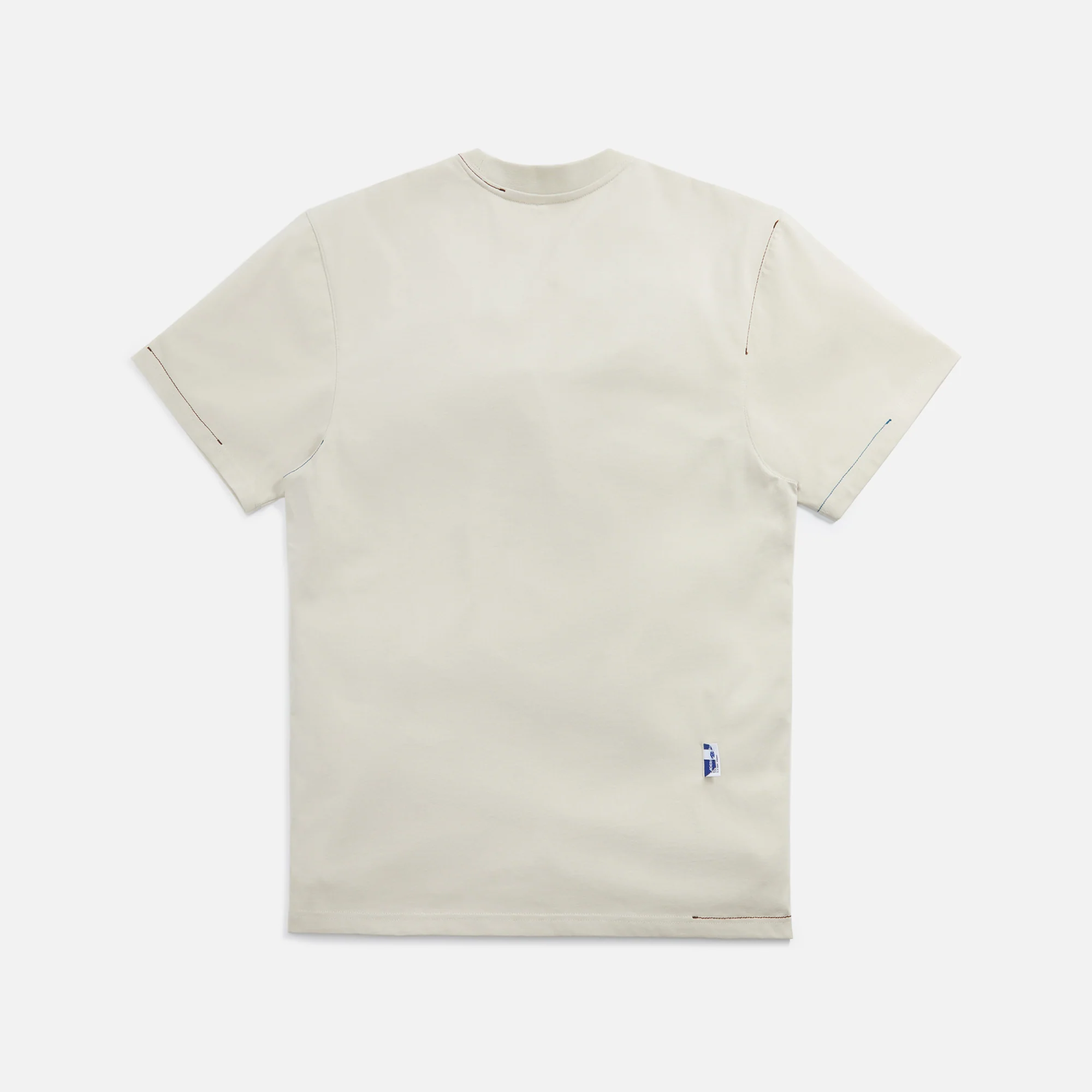 Semi-Overfit Two-Color Stitch Tee