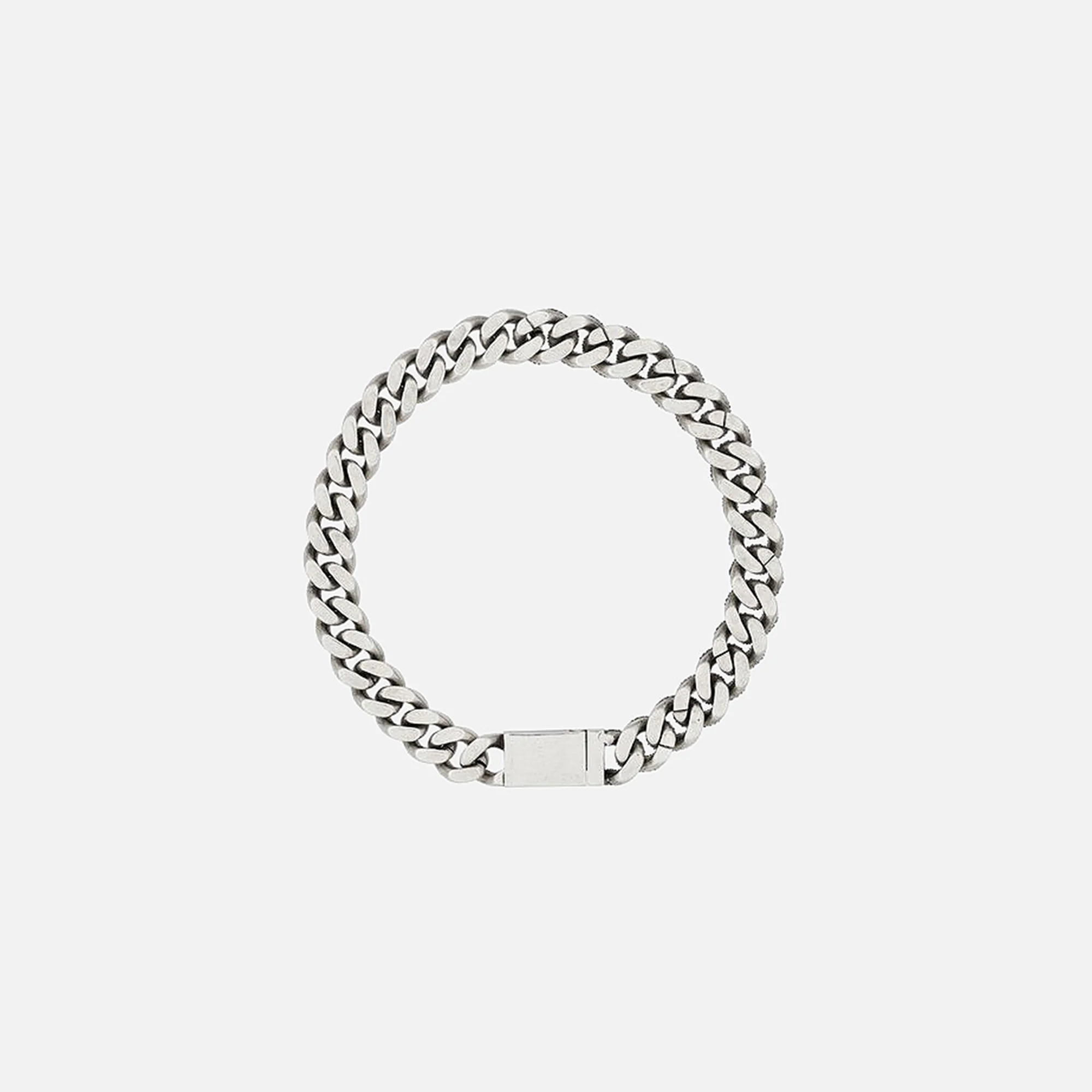 Rhinestone Thick Curb Chain Necklace