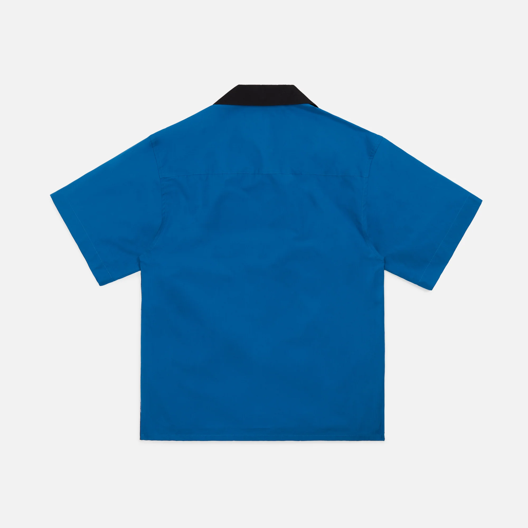 Mixed Fabrics Bowling Shirt