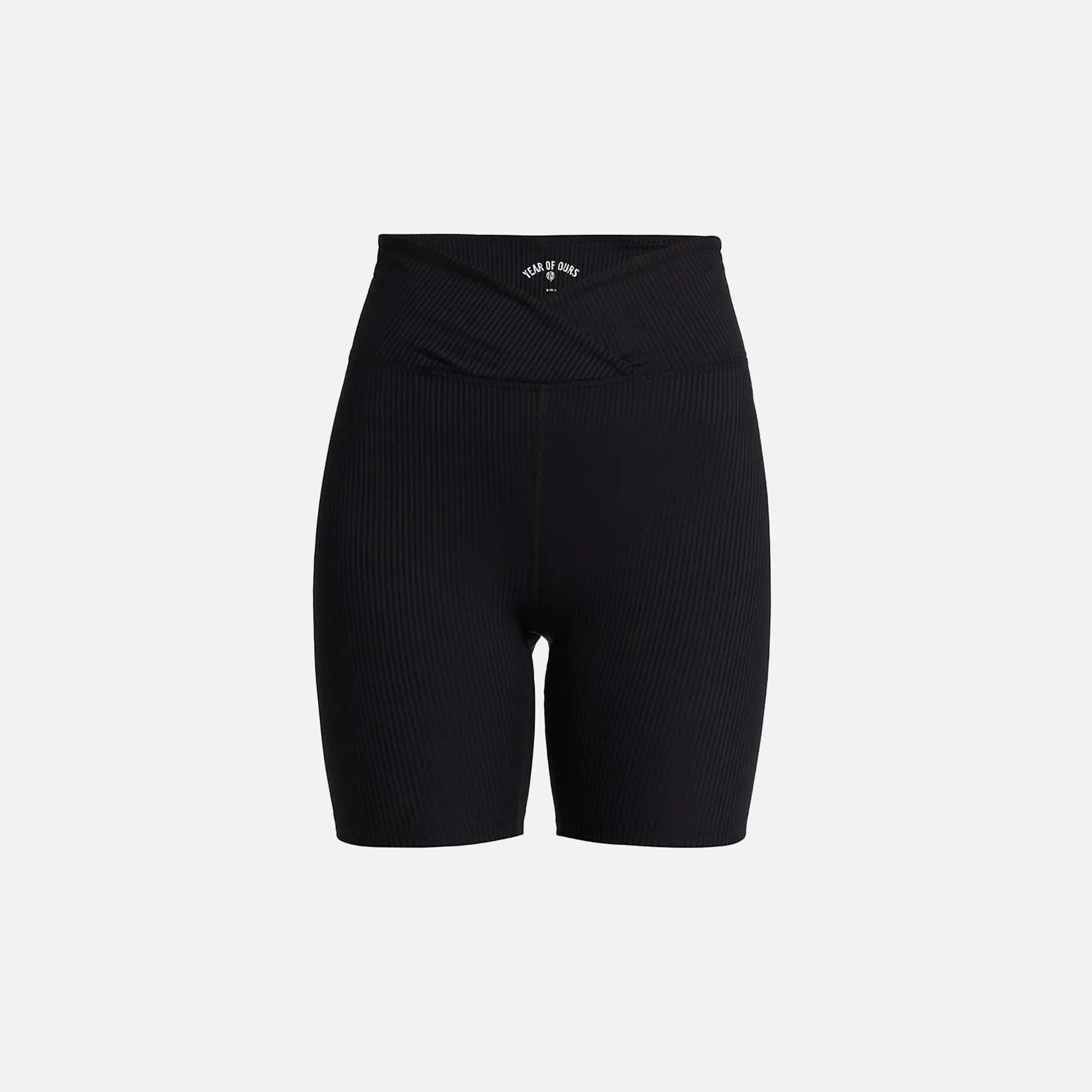 Ribbed V Waist Biker Short