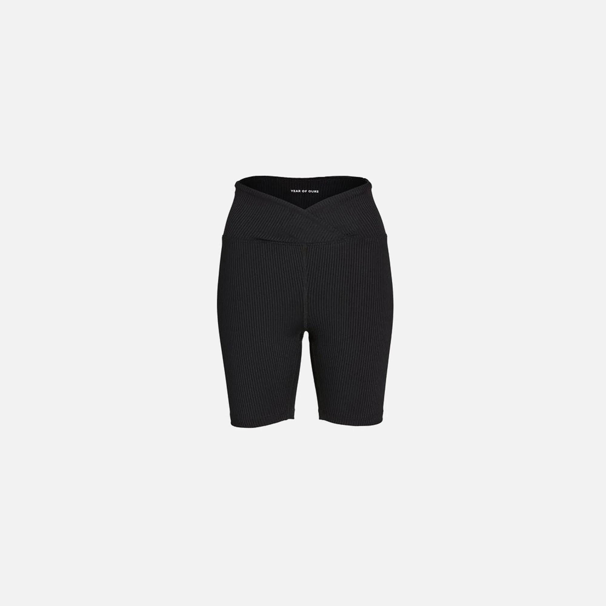 Ribbed V Waist Biker Short