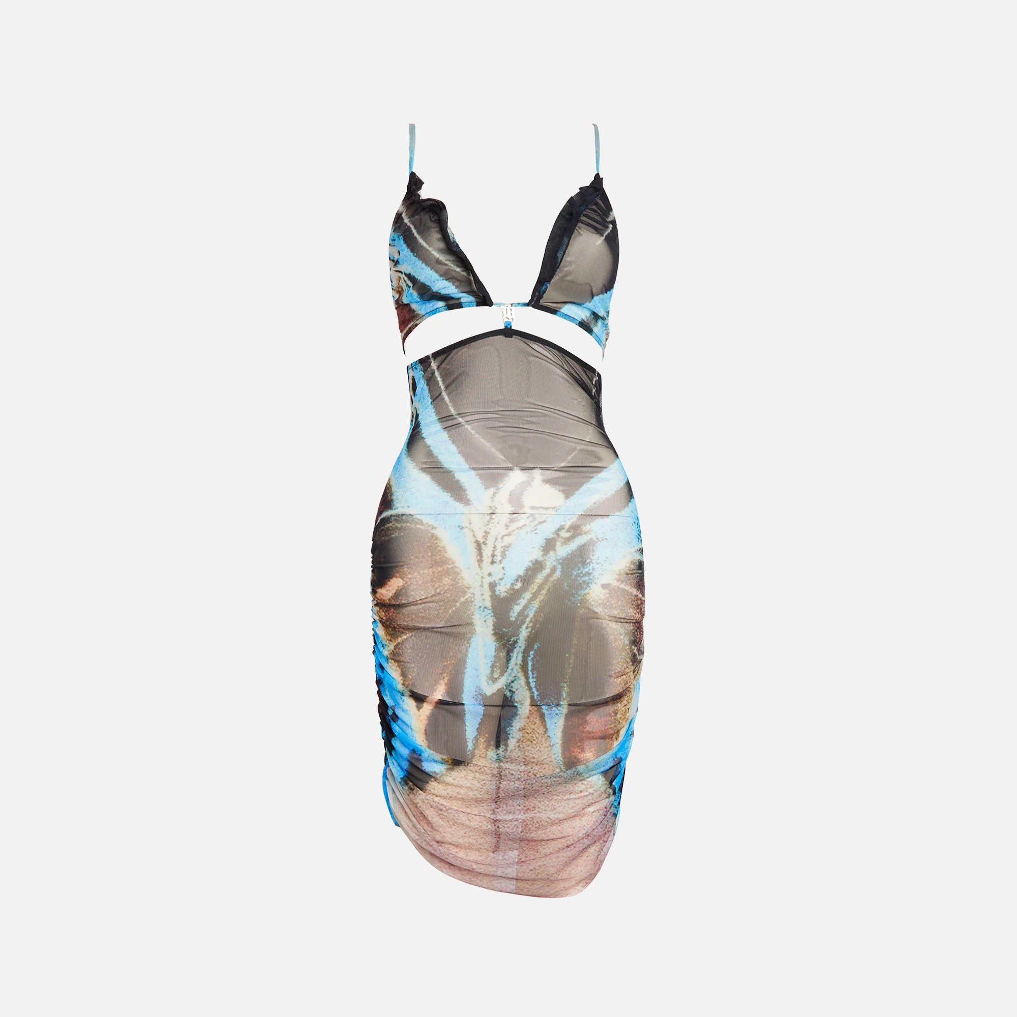 Misbhv Butterfly Boho Mini Dress
