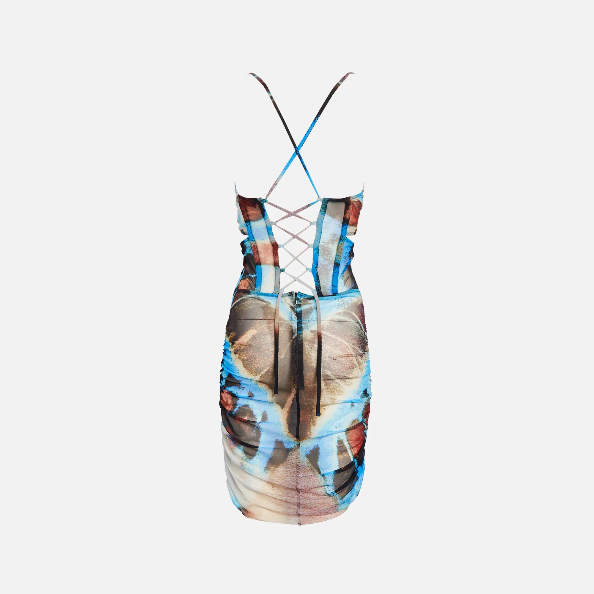 Misbhv Butterfly Boho Mini Dress