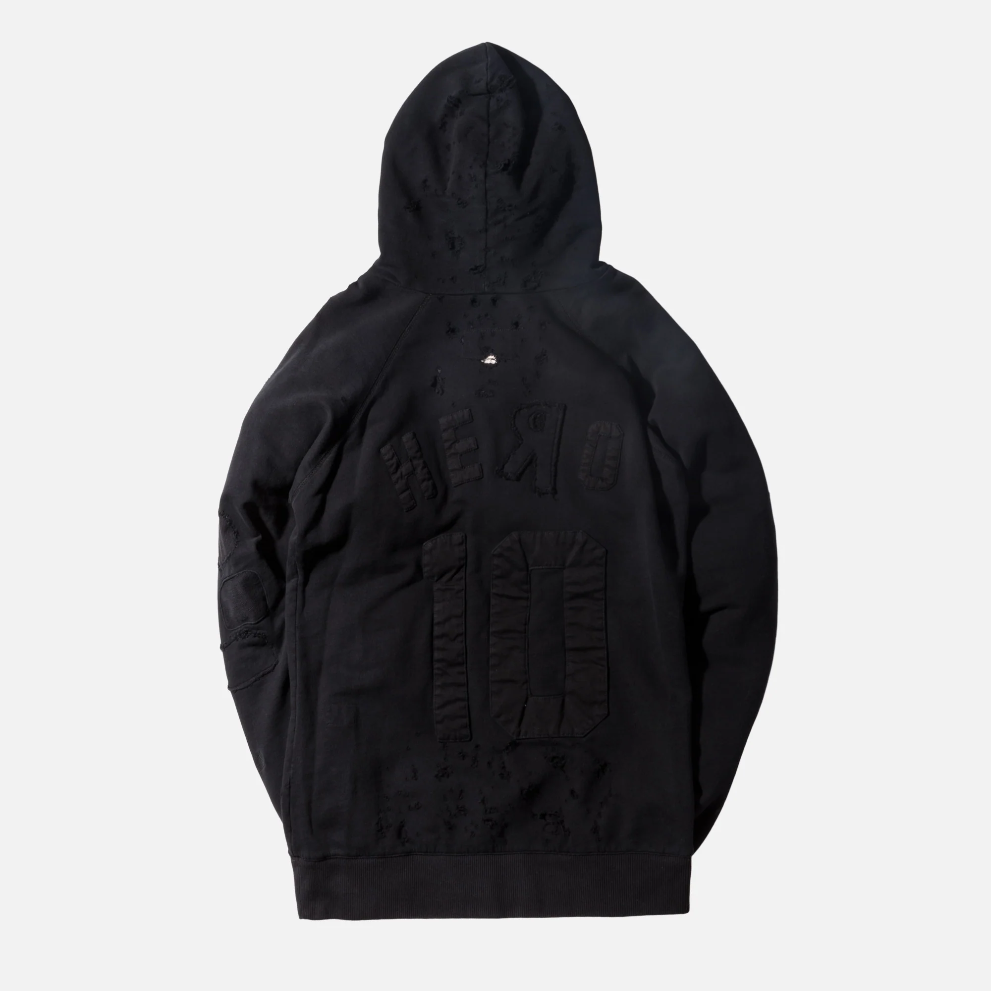 Destroyed Numbered Hoodie