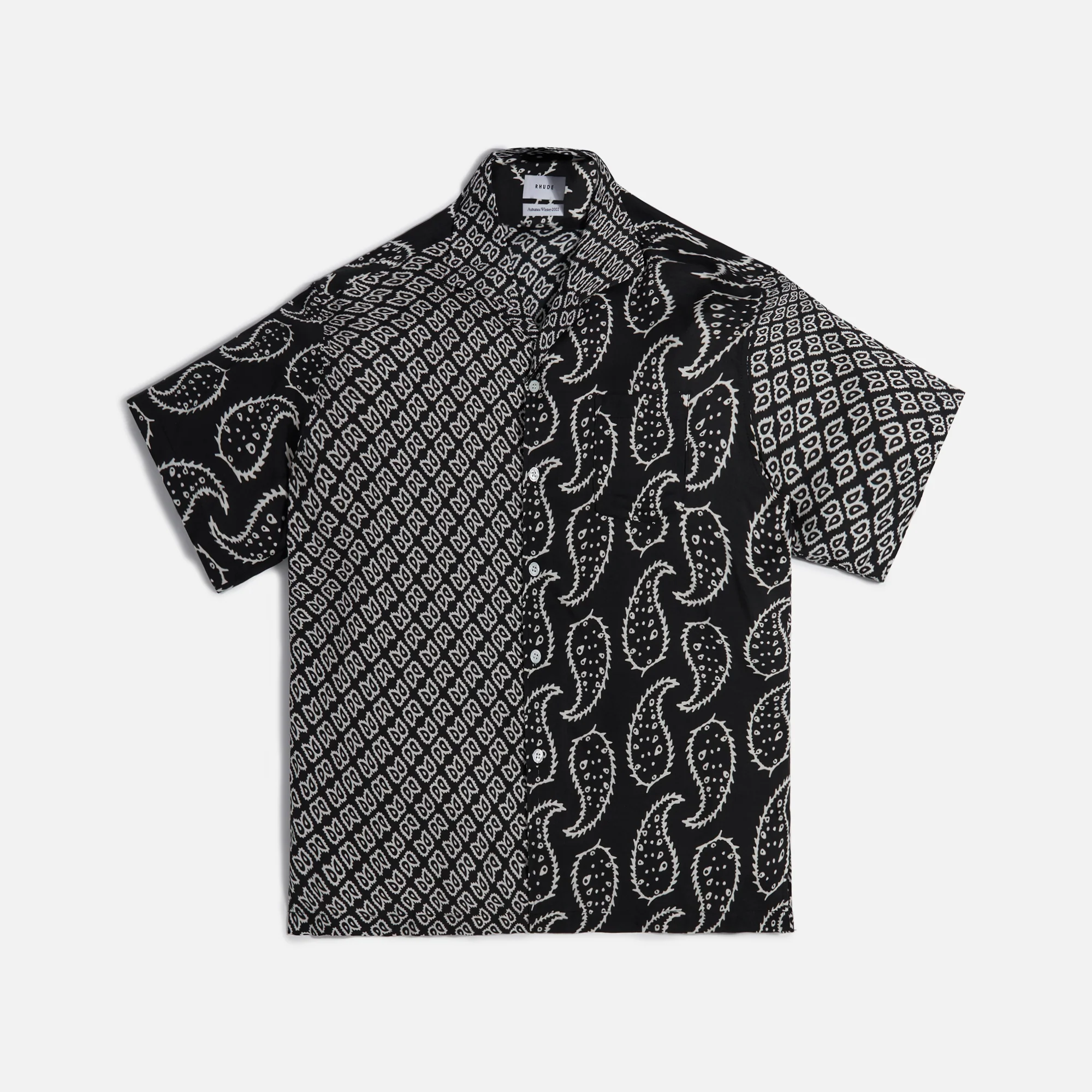 Rayon Bandana Button Up Shirt