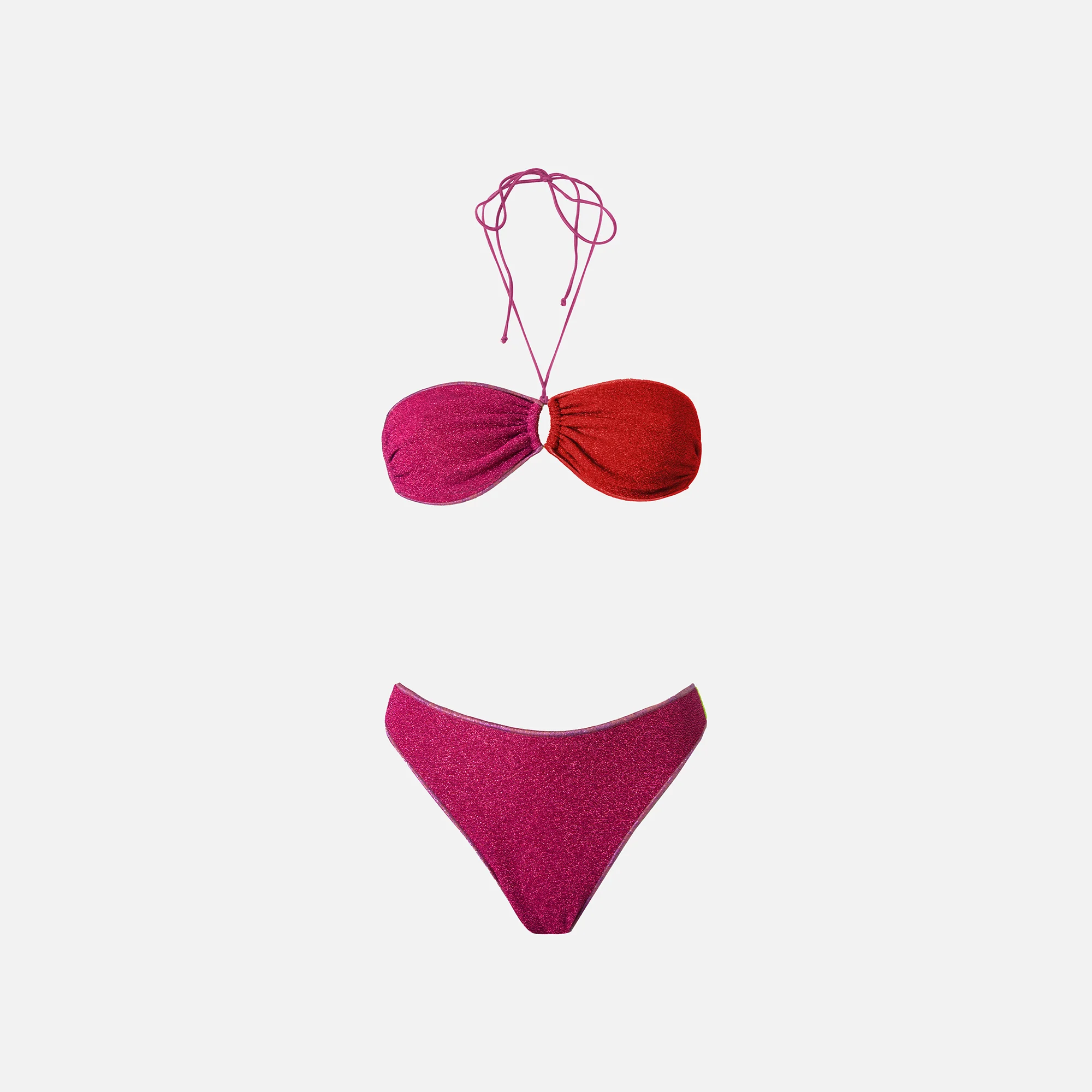 Lumiere Bicolor Bandeau Bikini
