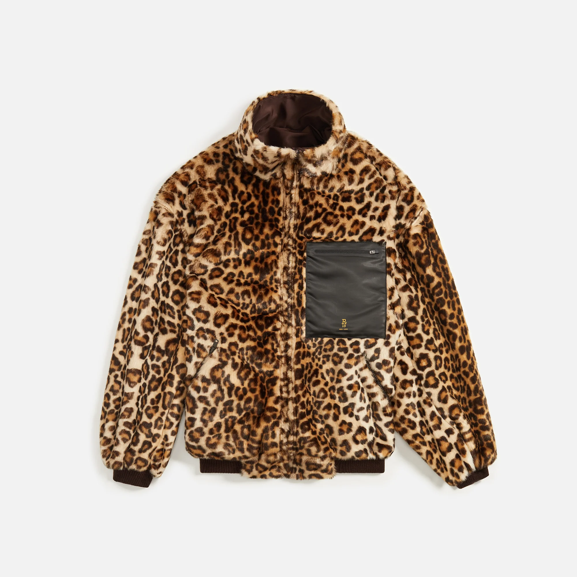 R13 Oversized Reversible Zip Up Jacket