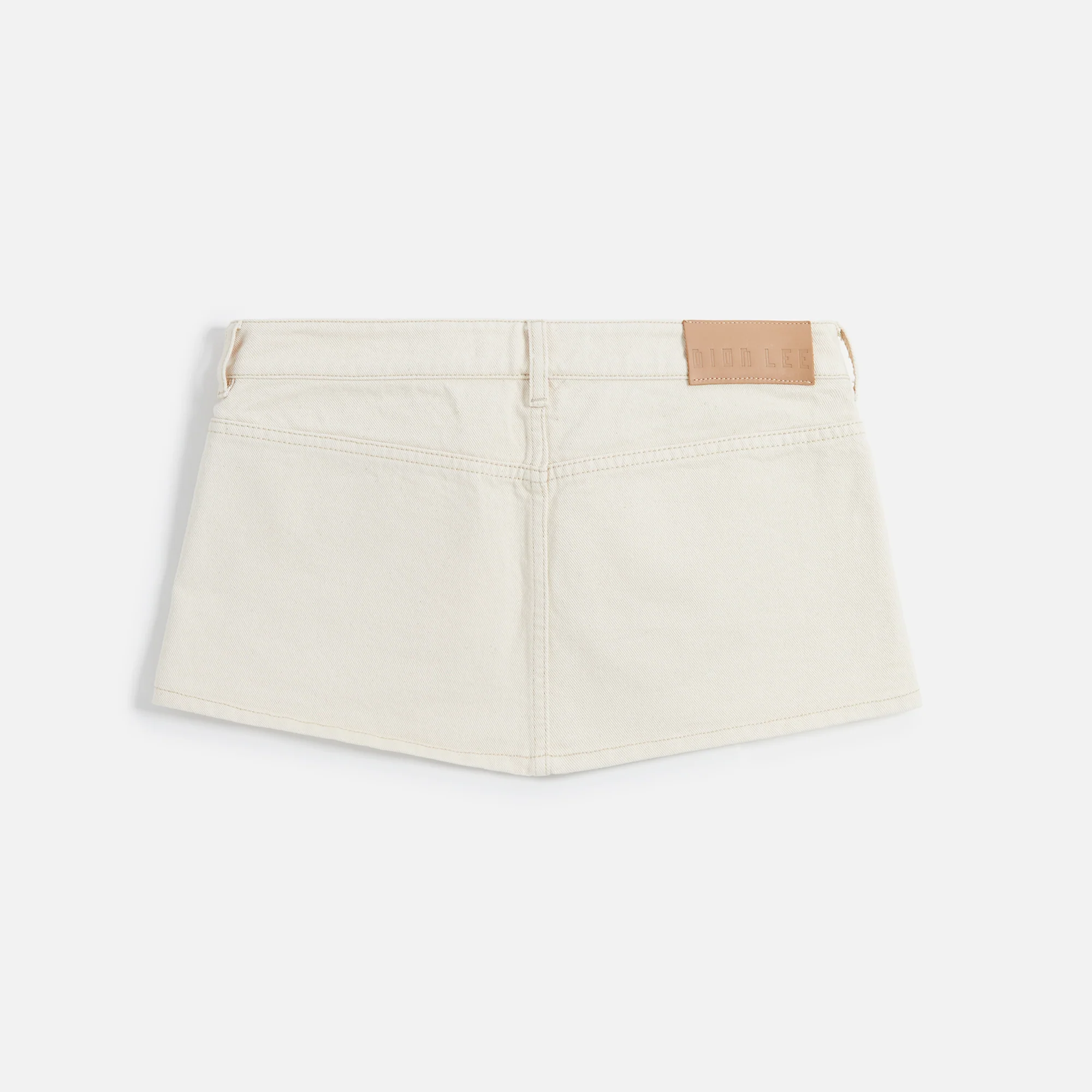 Denim Cargo Mini Skirt