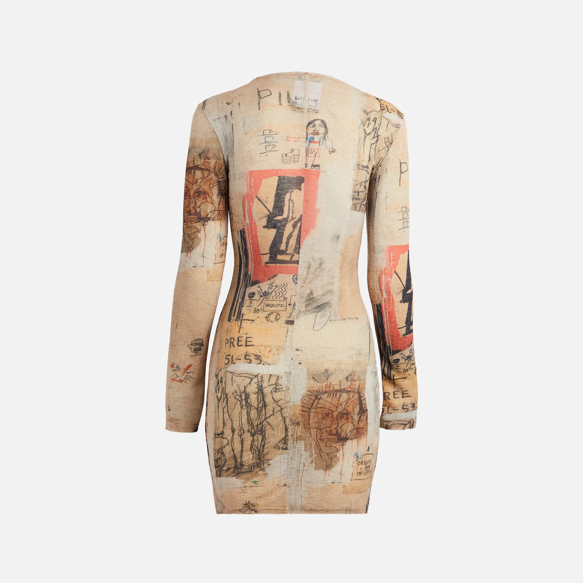 Basquiat Edition Big Shoes Mini Dress