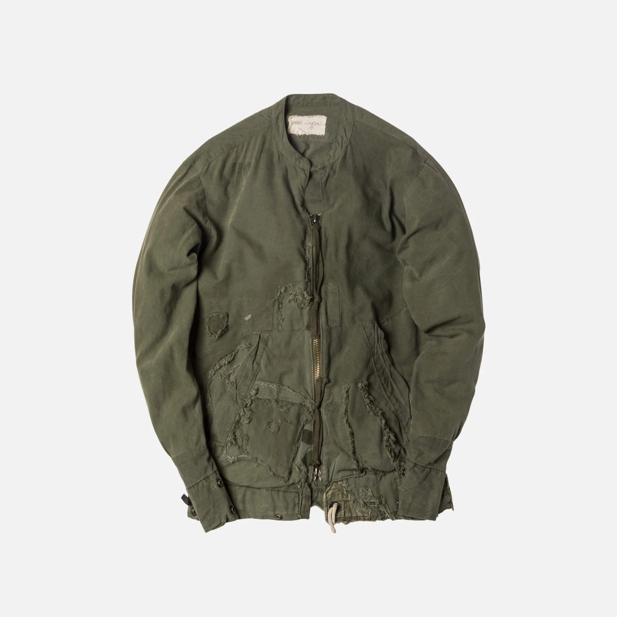 Army Patchwork Tent Studio Jacket