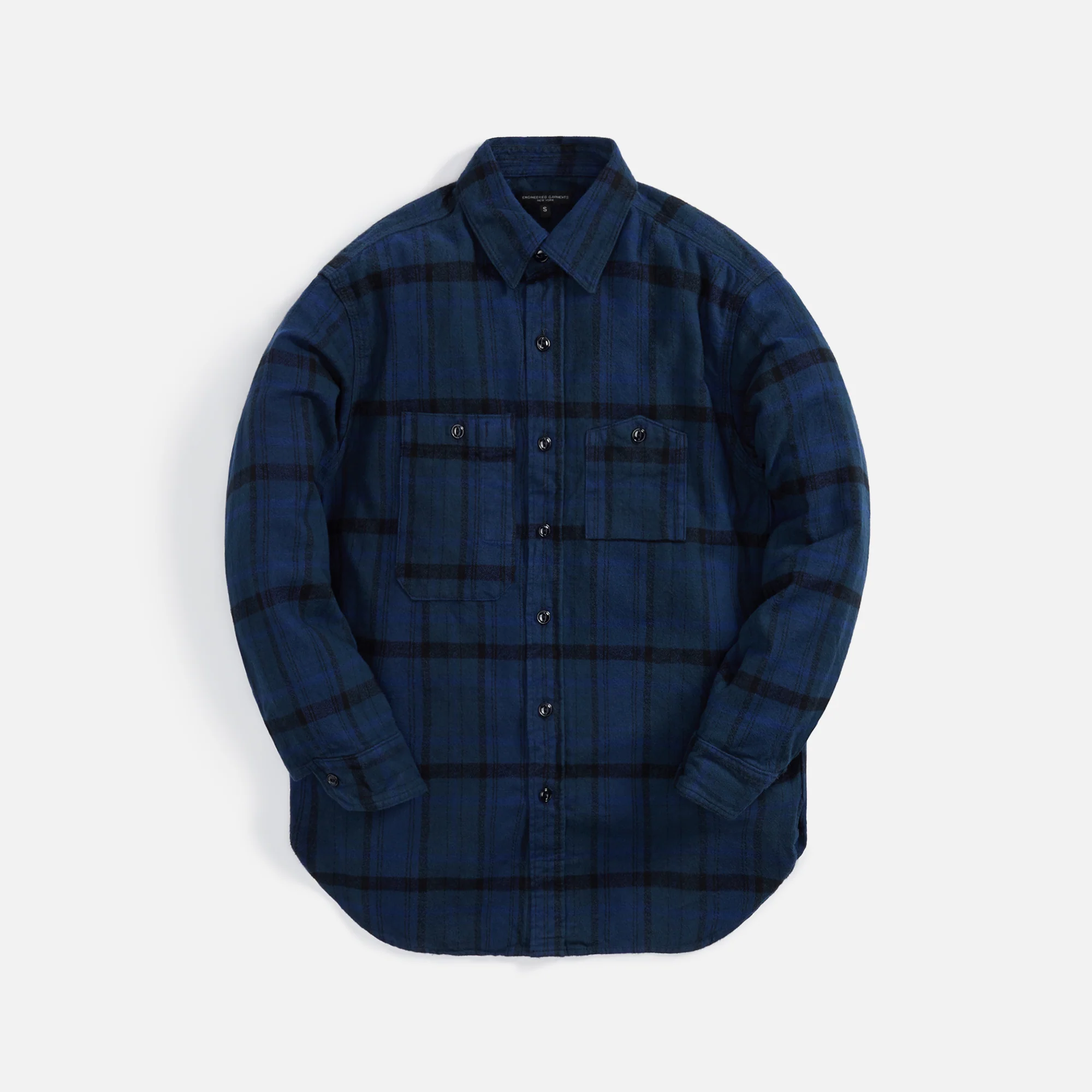 Plaid Cotton Flannel Work Shirt