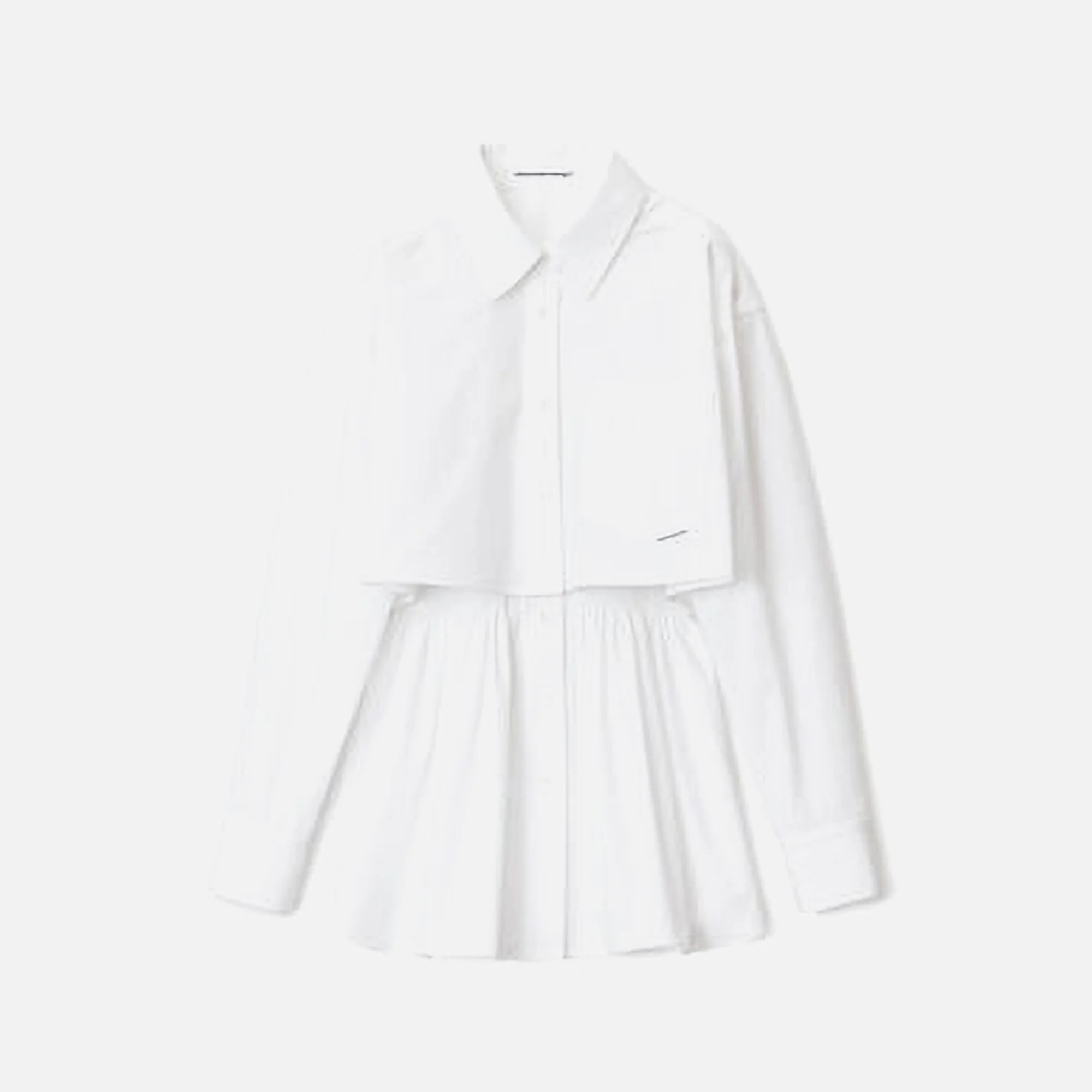 Smocked Cami with Cropped Shirt