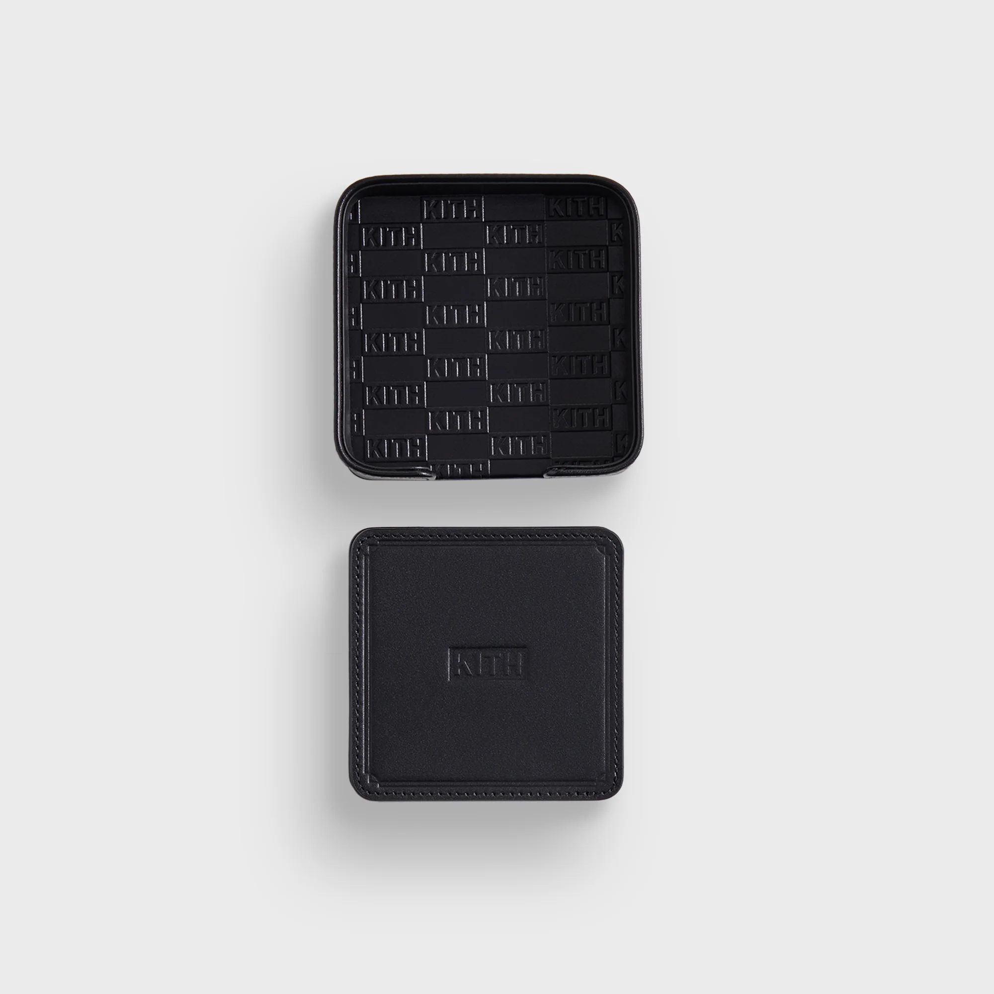 Kith Monogram Leather Coasters
