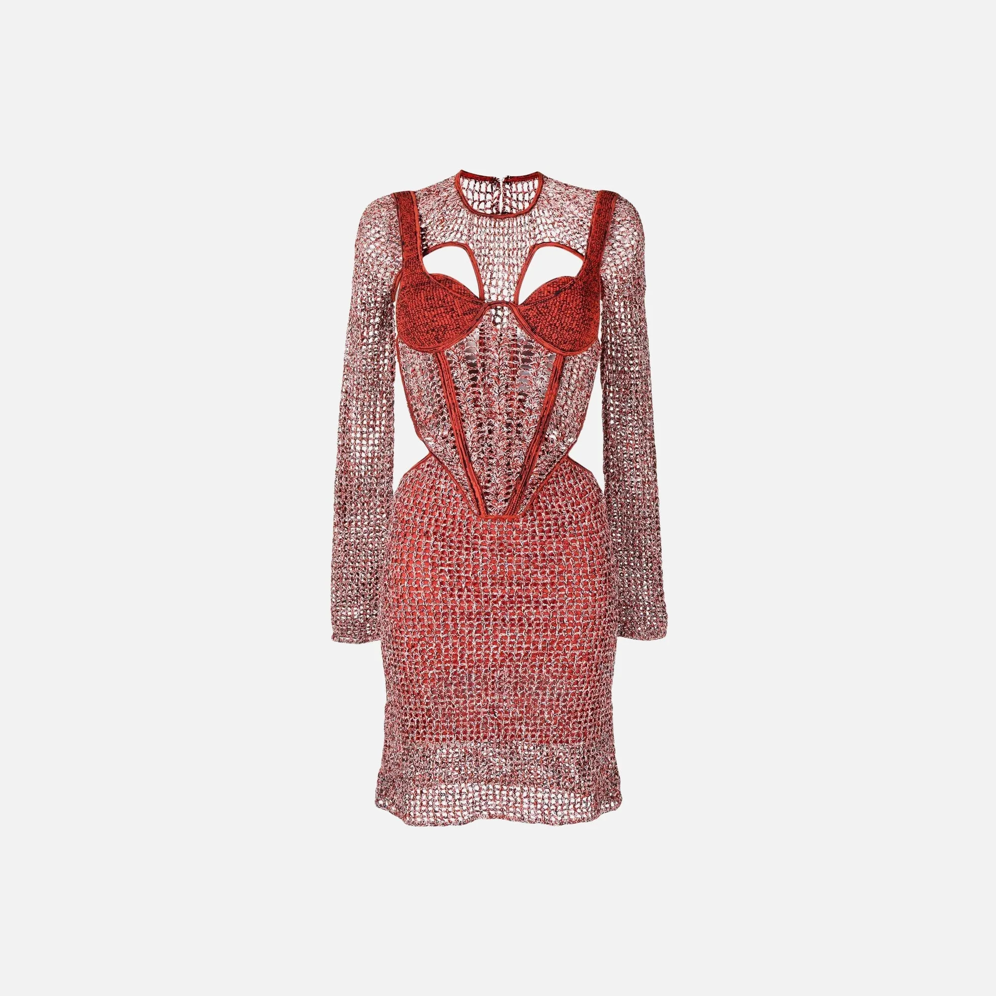 Stirrup Crochet Mini Dress