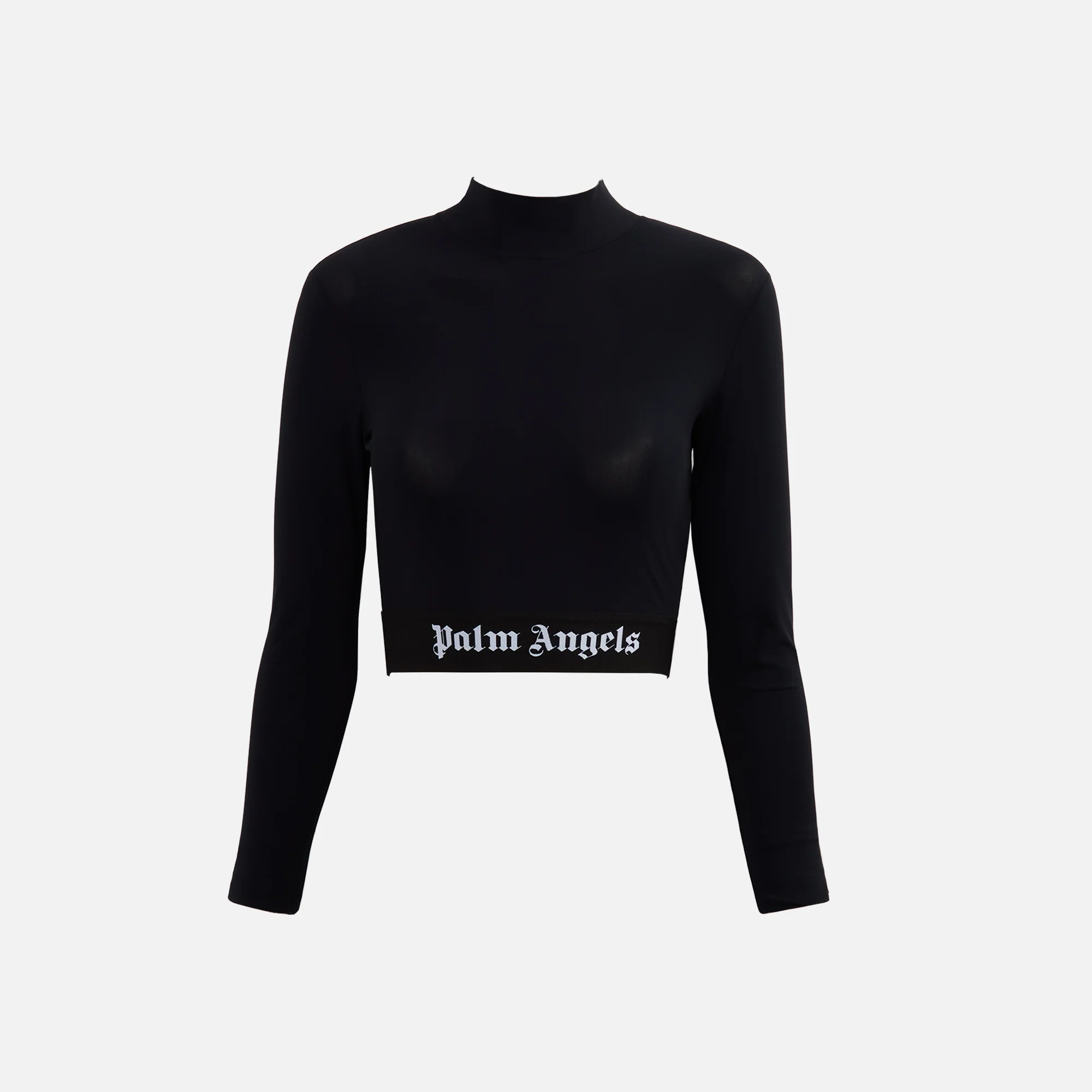 Mockneck Logo Long Sleeve Top