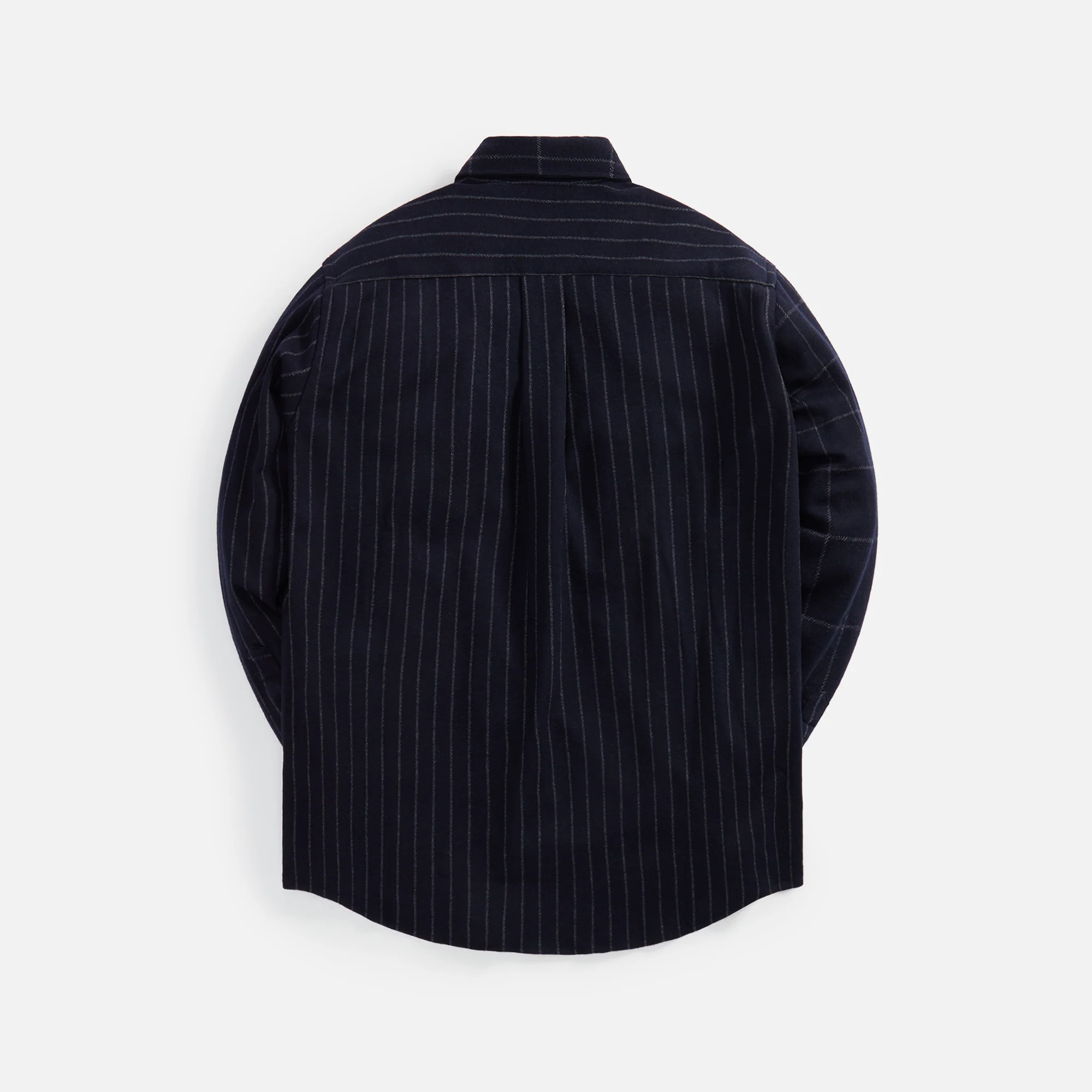 Knit Button Down Check Stripe Combo Shirt