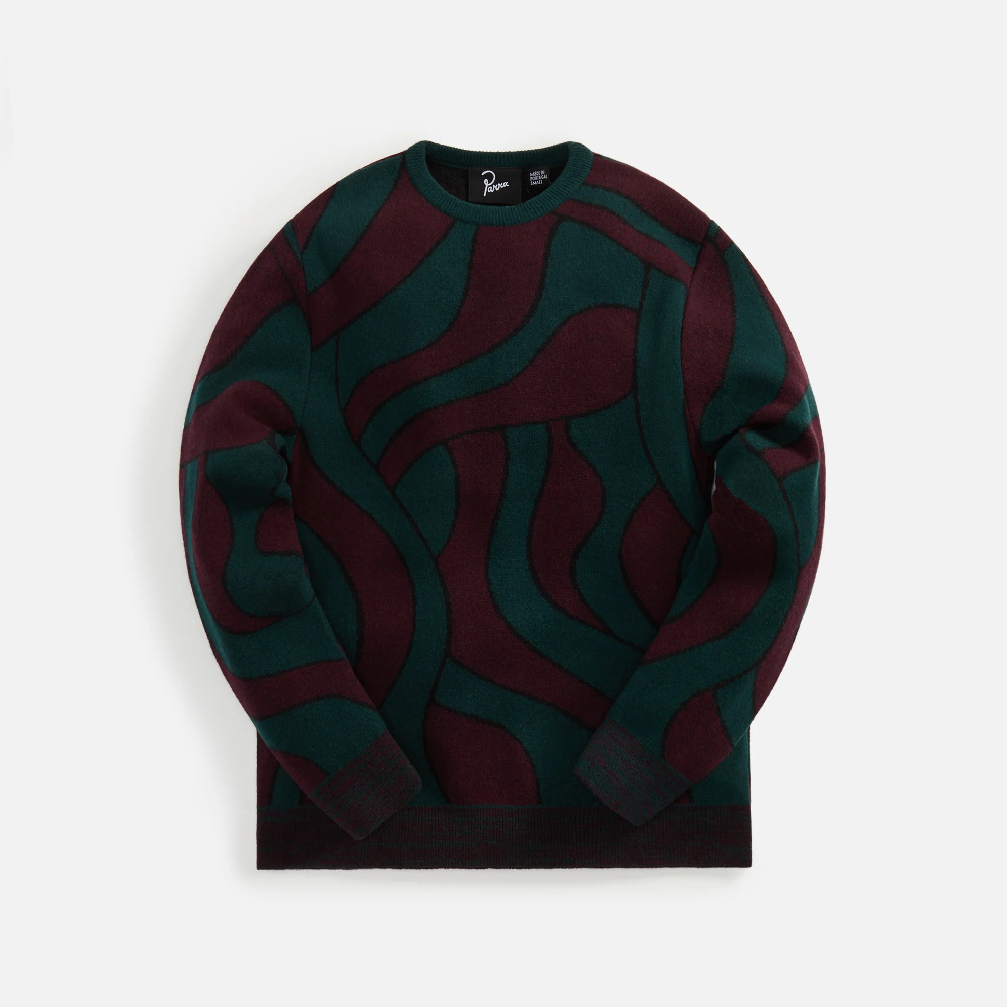 Distorted Waves Knitted Pullover