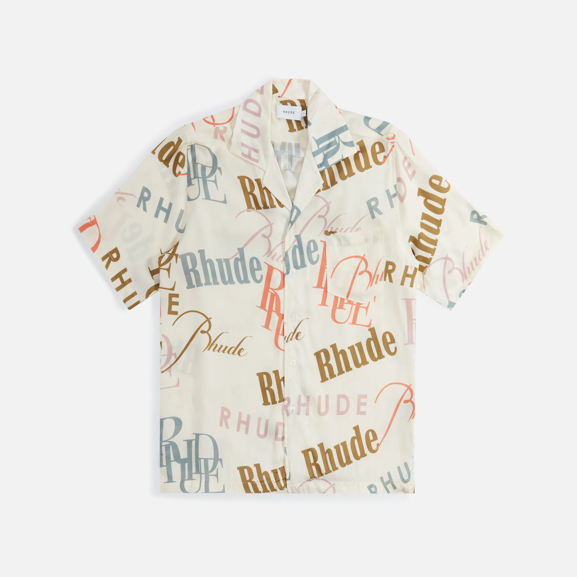 Mash-Up Logo Button Up Shirt