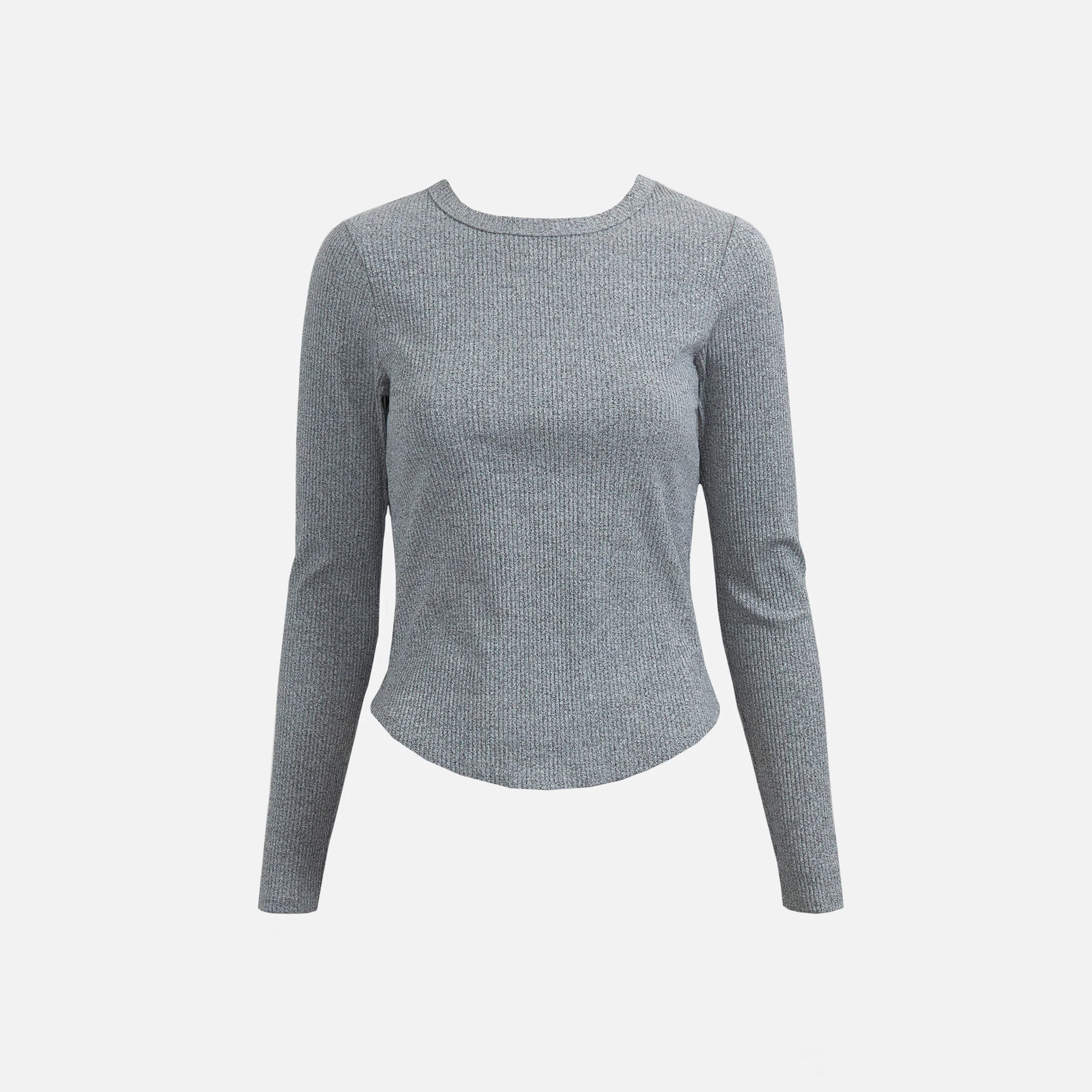 Ribbed Long Sleeve Top