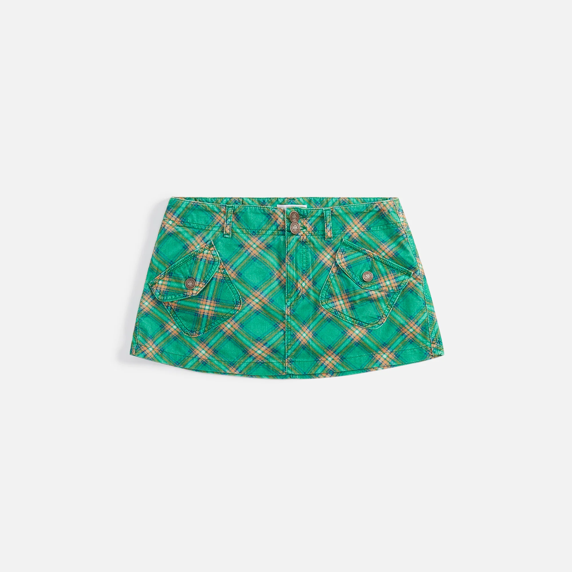 Printed Corduroy Skirt