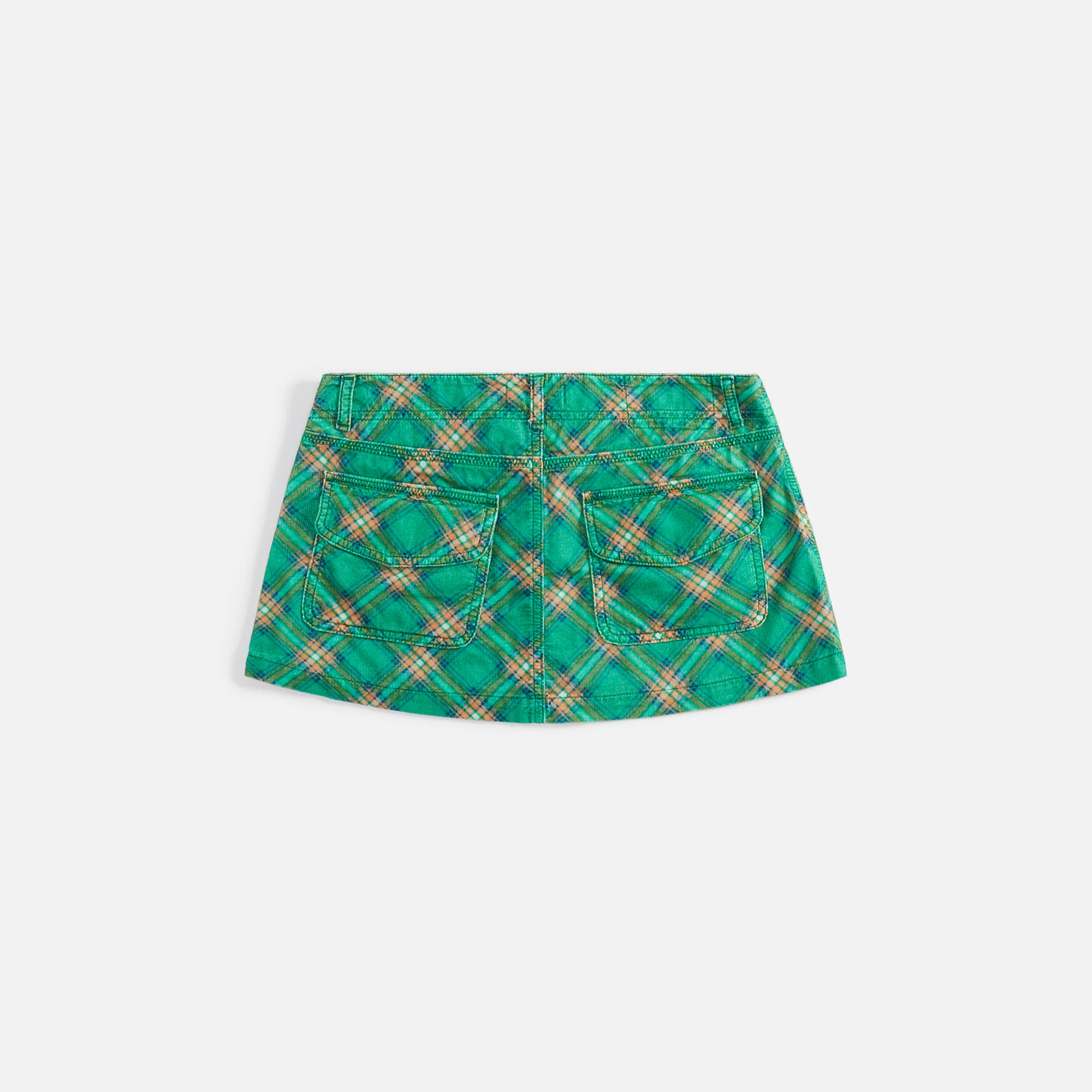 Printed Corduroy Skirt