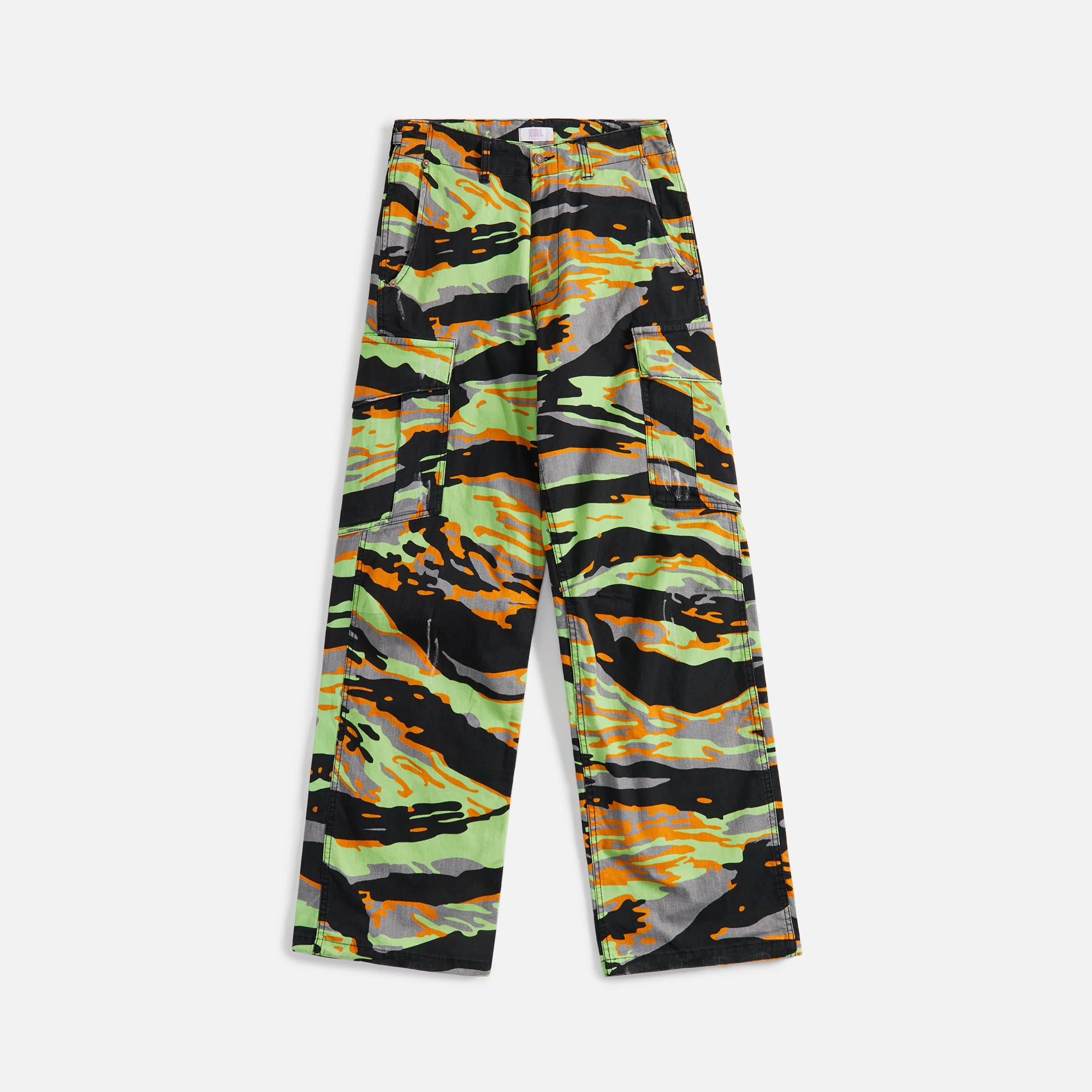 Printed Cargo Pants