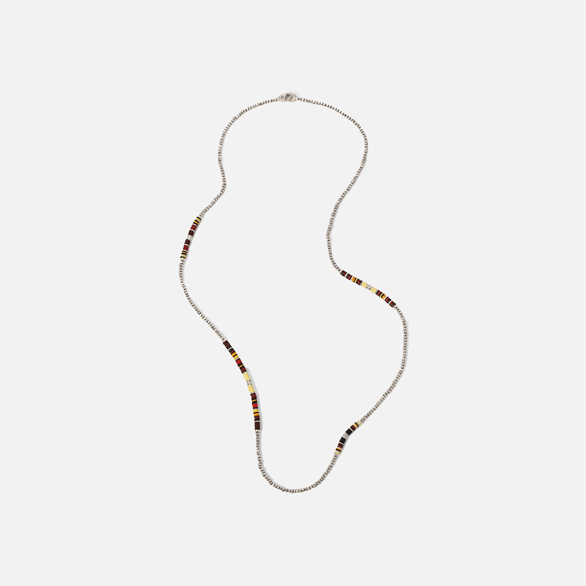 Shine #35 Necklace/Bracelet Light Yellow Pattern Beads
