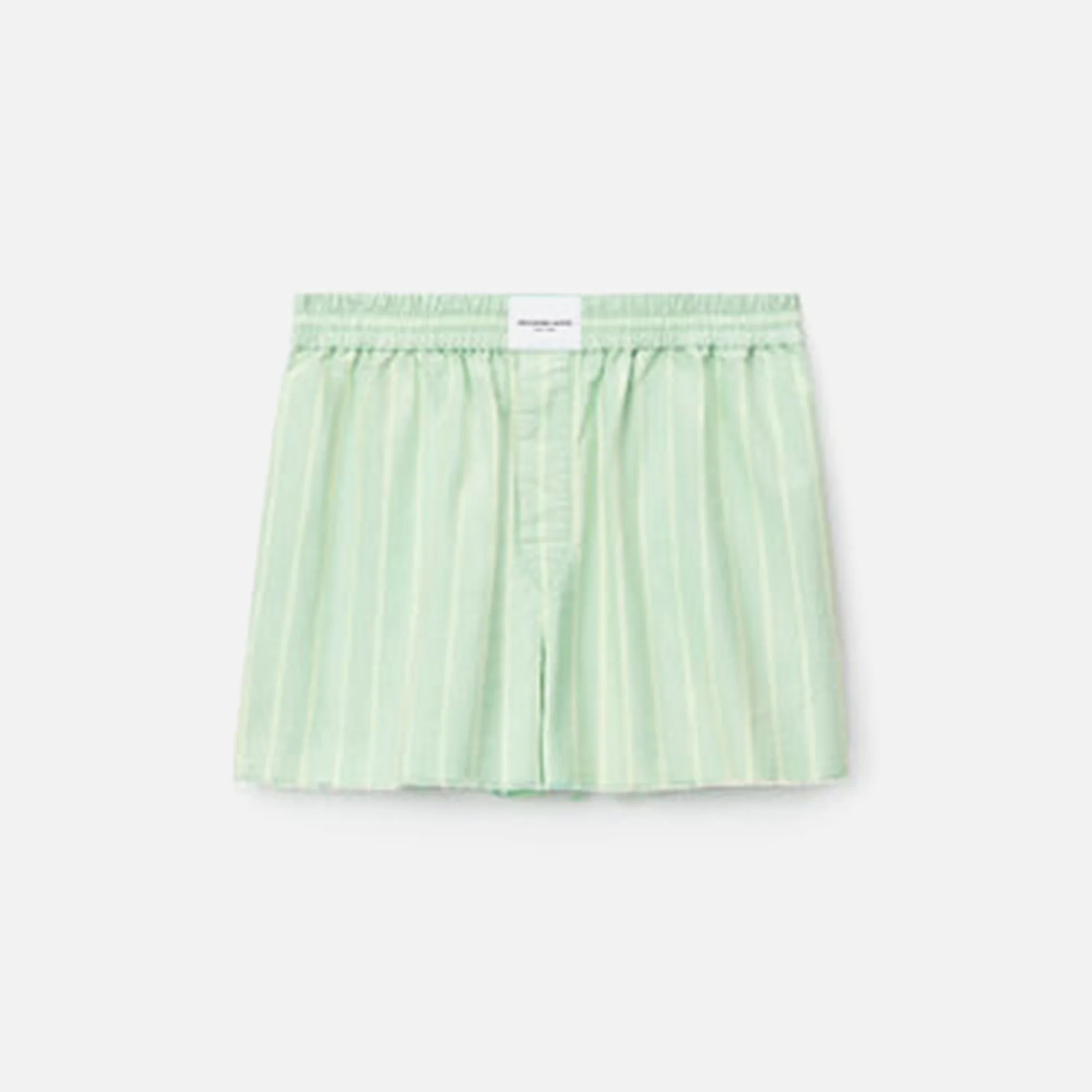 Classic Boxer Shorts with Raw Hem