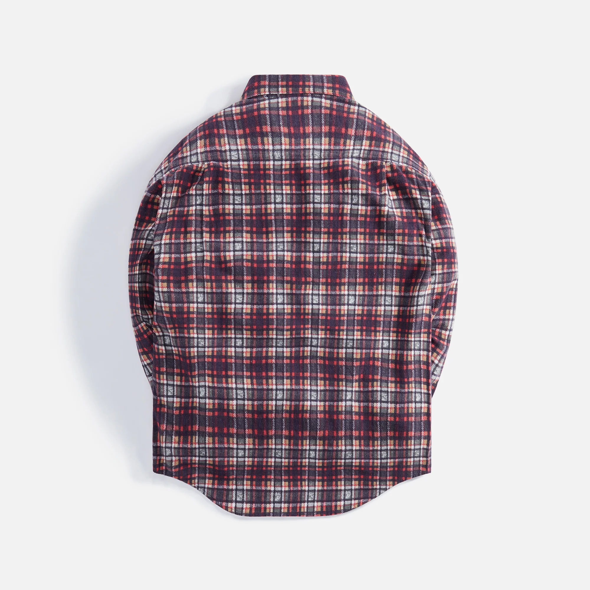 Pioneer Khaki Check Long Sleeve Shirt