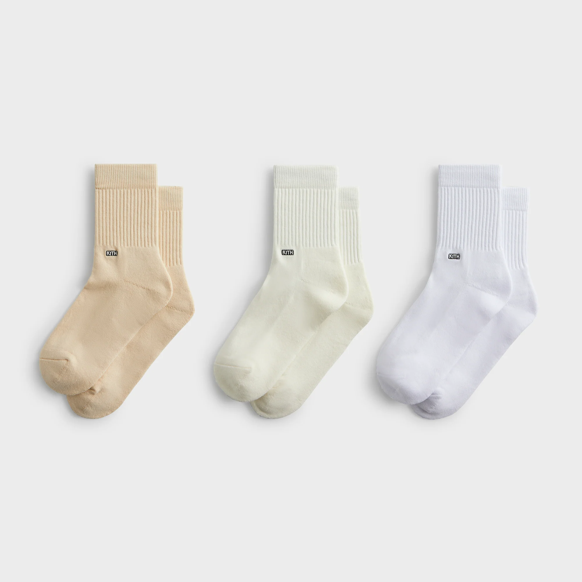 Kith Classic Half Crew 3-Pack Socks