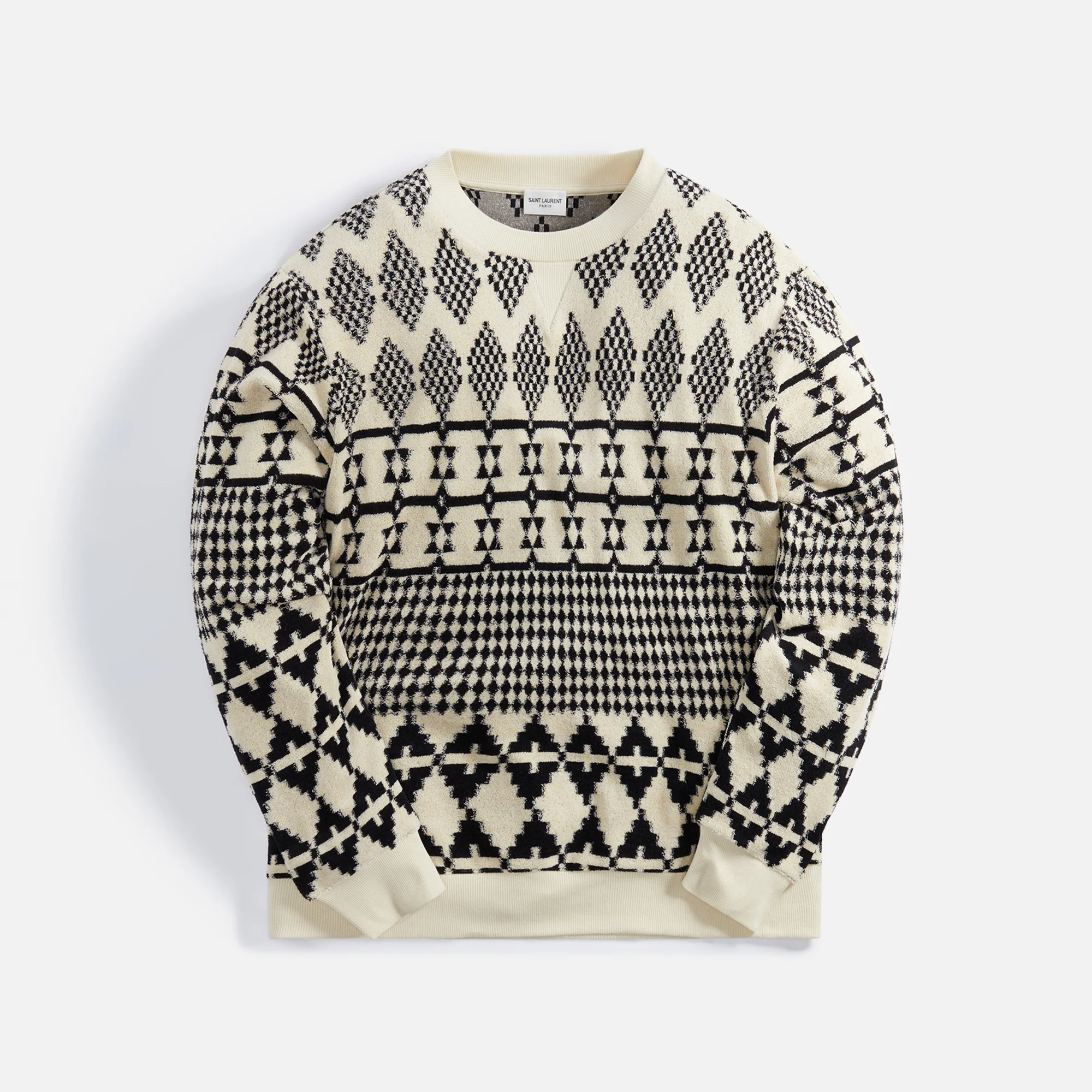 Jacquard Raglan Sweatshirt